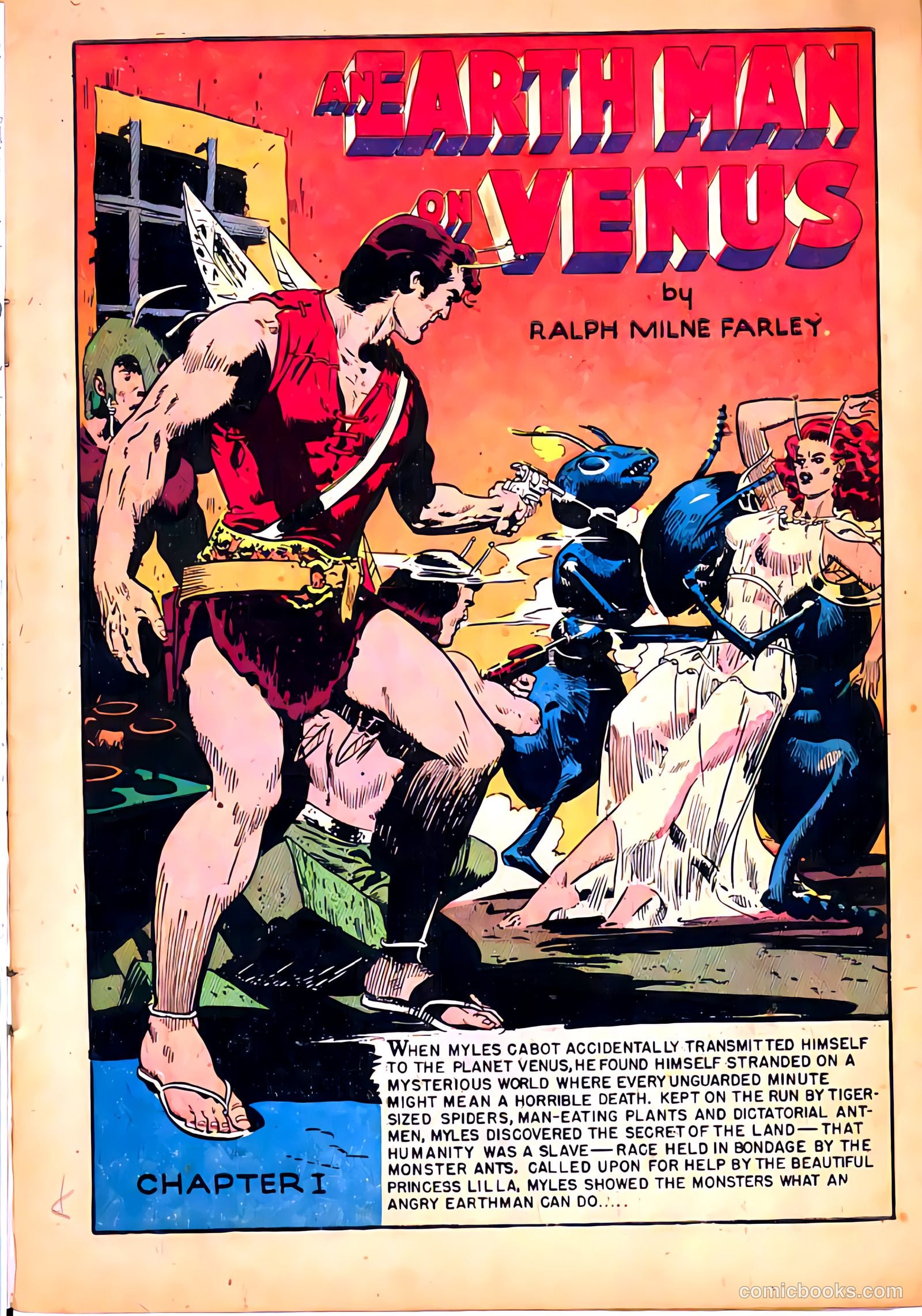 Avon Fantasy - An Earth Man on Venus #1 — page 3 of 36