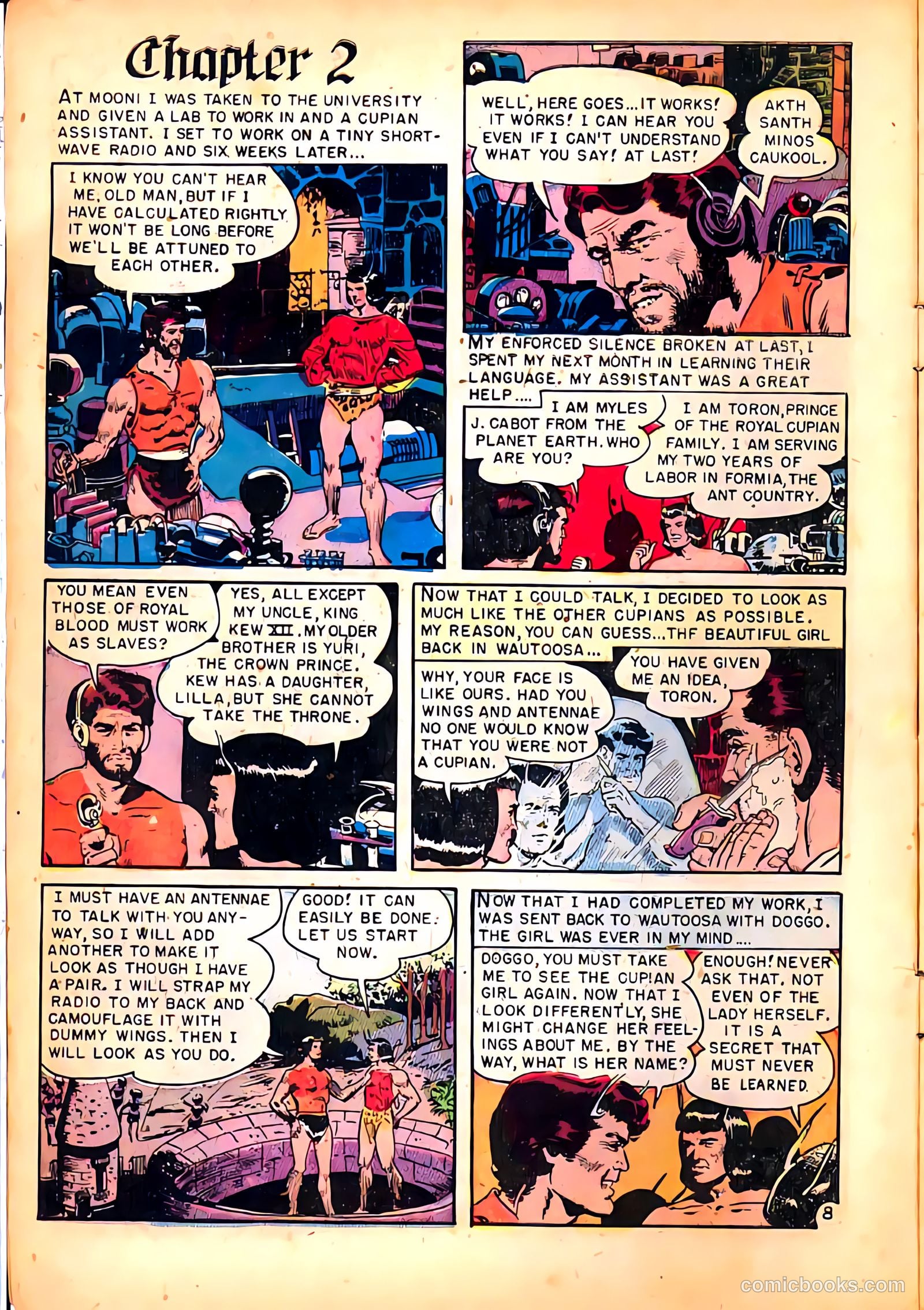 Avon Fantasy - An Earth Man on Venus #1 — page 10 of 36