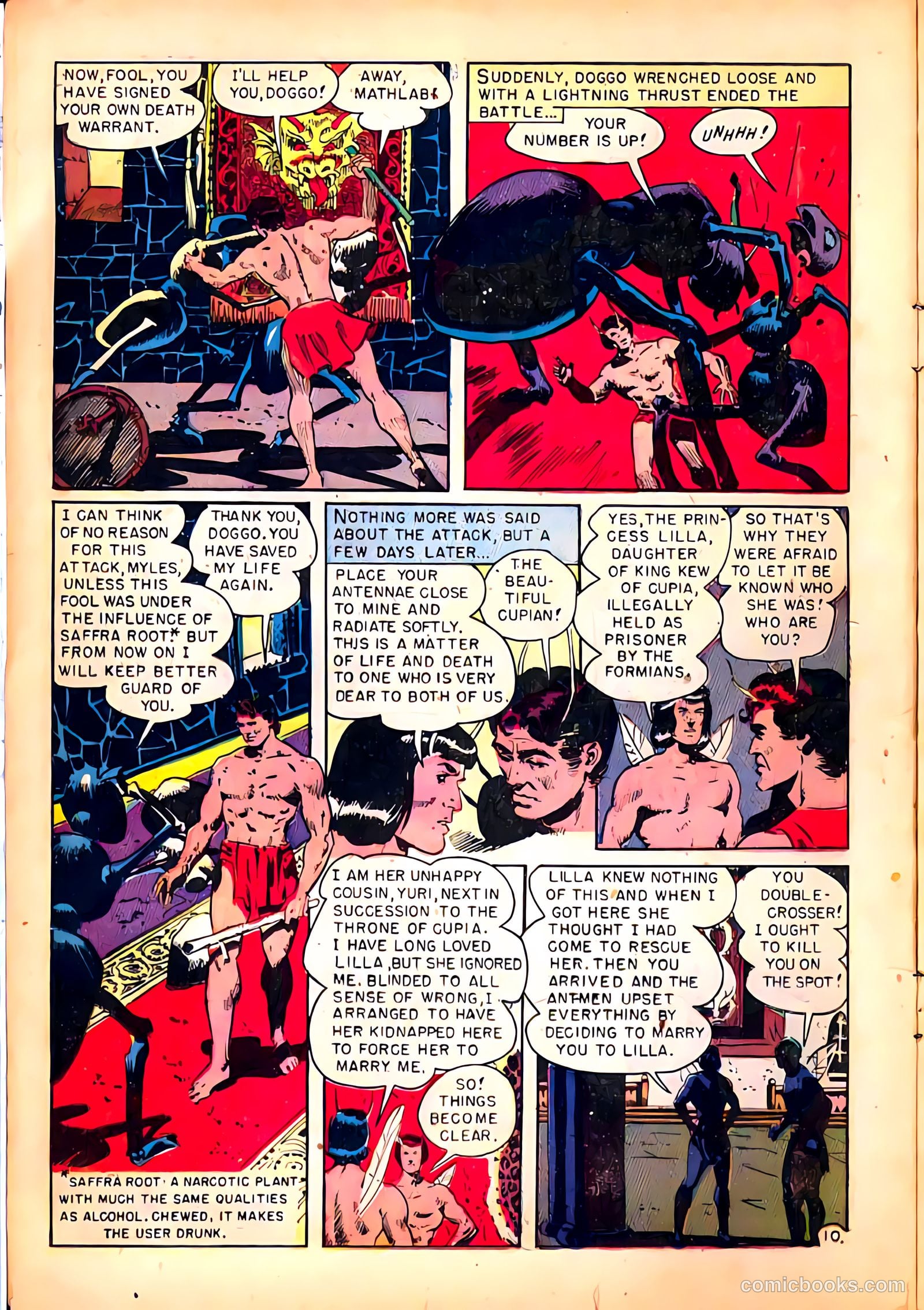 Avon Fantasy - An Earth Man on Venus #1 — page 12 of 36