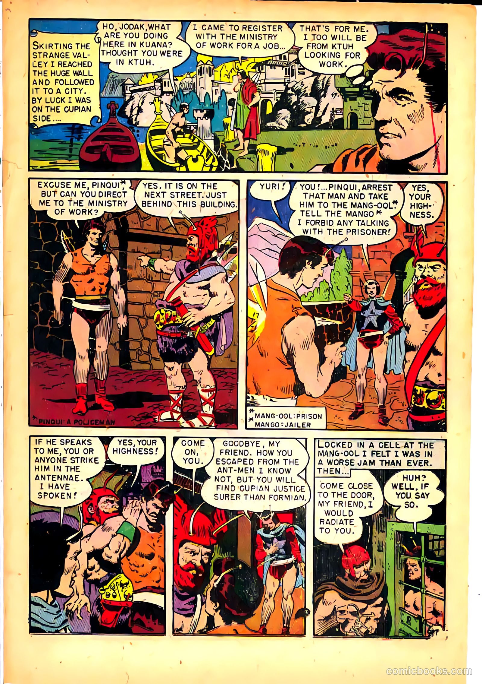 Avon Fantasy - An Earth Man on Venus #1 — page 19 of 36