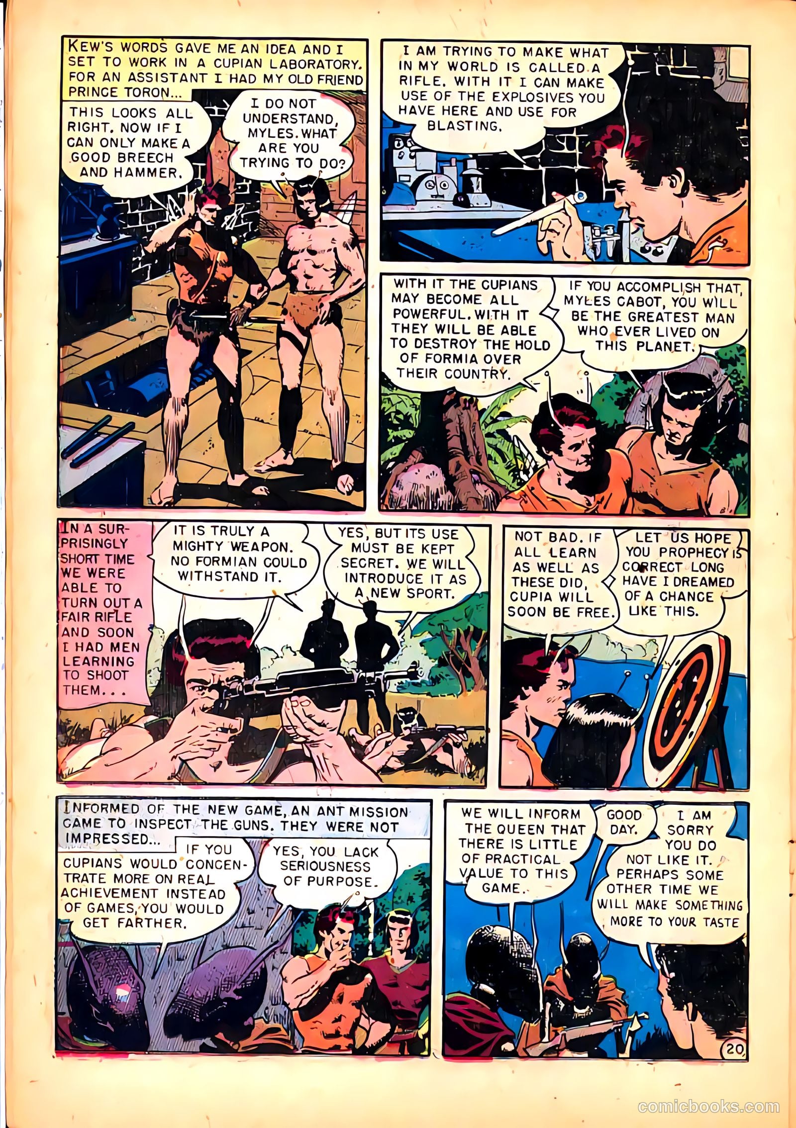 Avon Fantasy - An Earth Man on Venus #1 — page 22 of 36