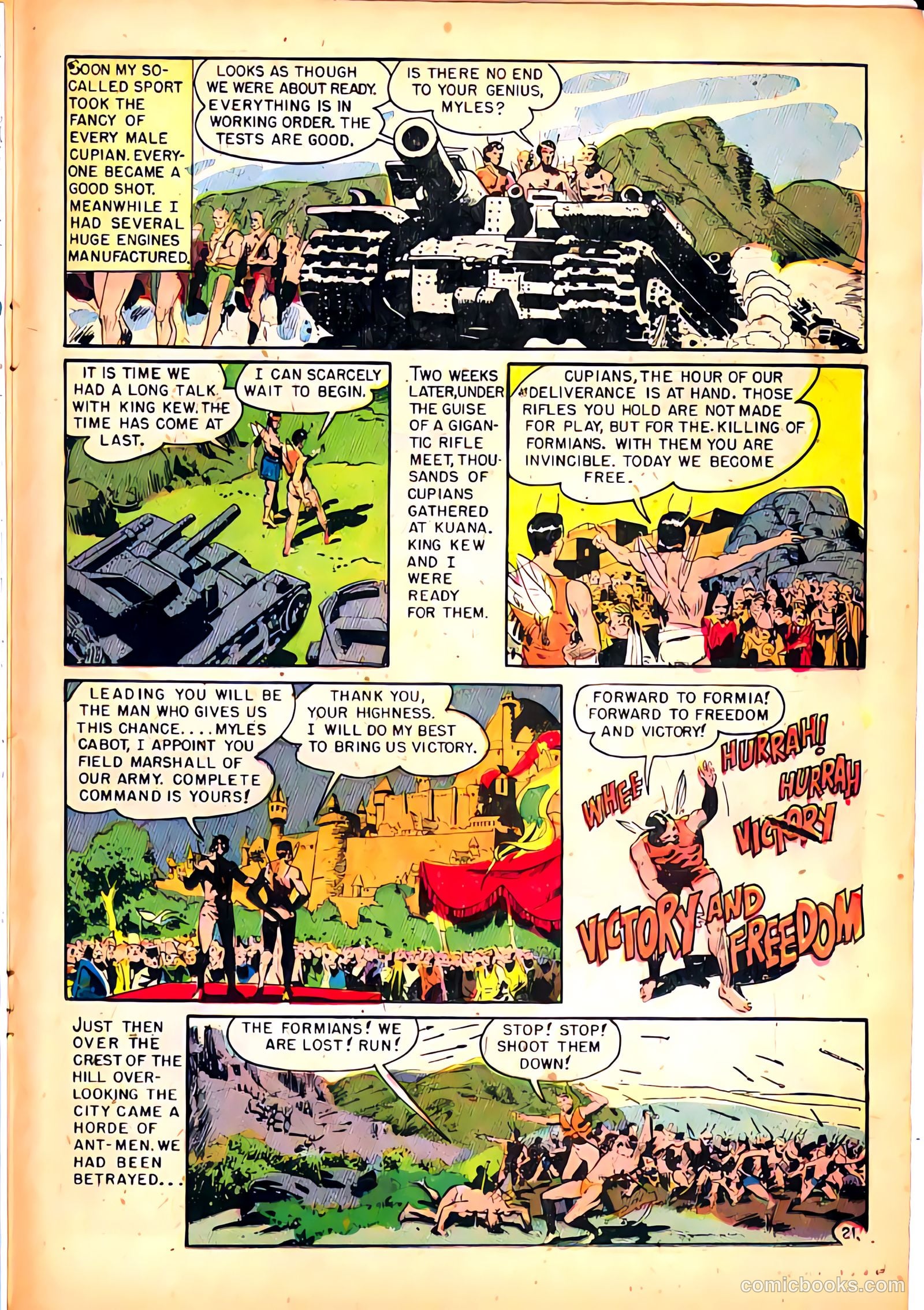 Avon Fantasy - An Earth Man on Venus #1 — page 23 of 36