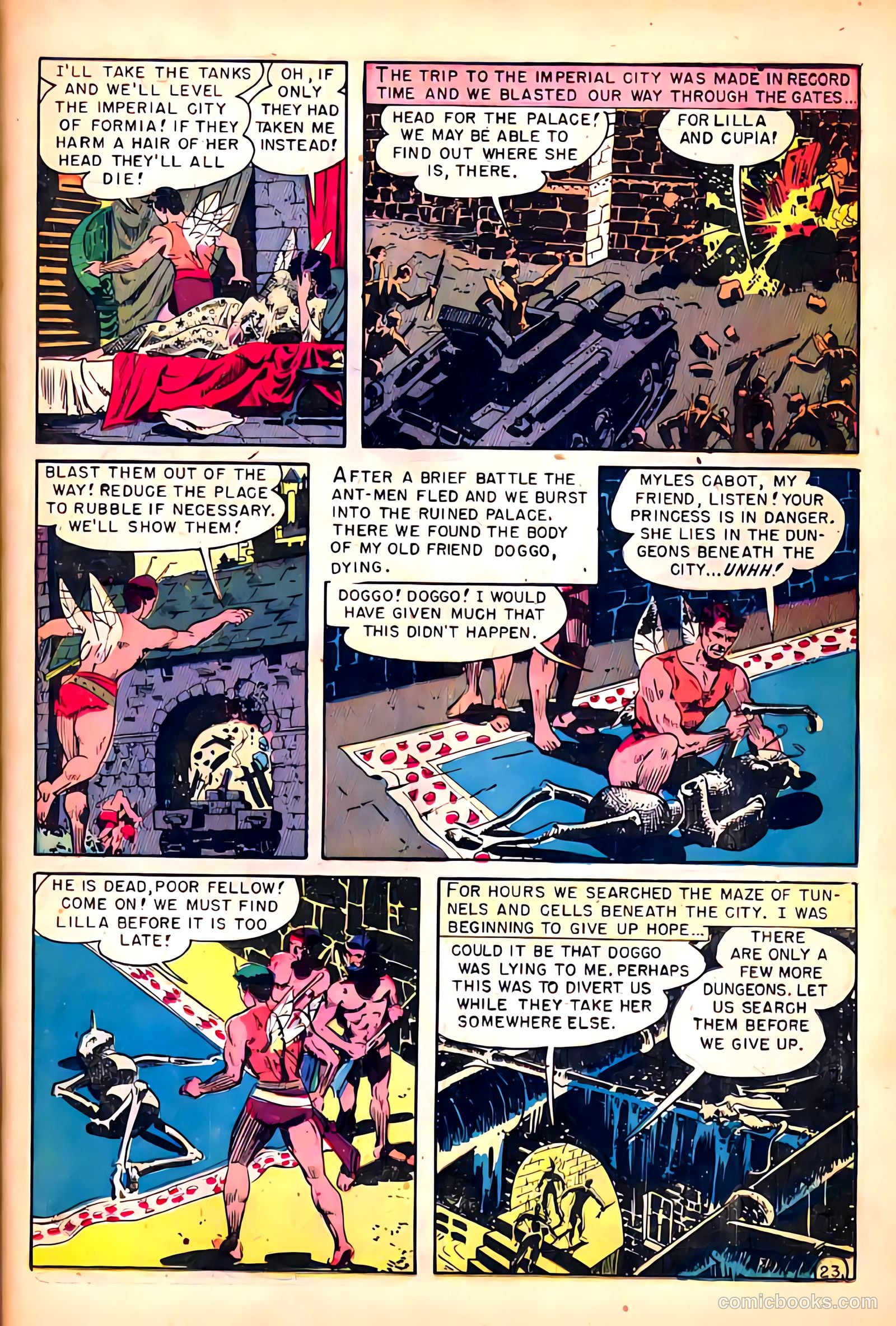 Avon Fantasy - An Earth Man on Venus #1 — page 25 of 36