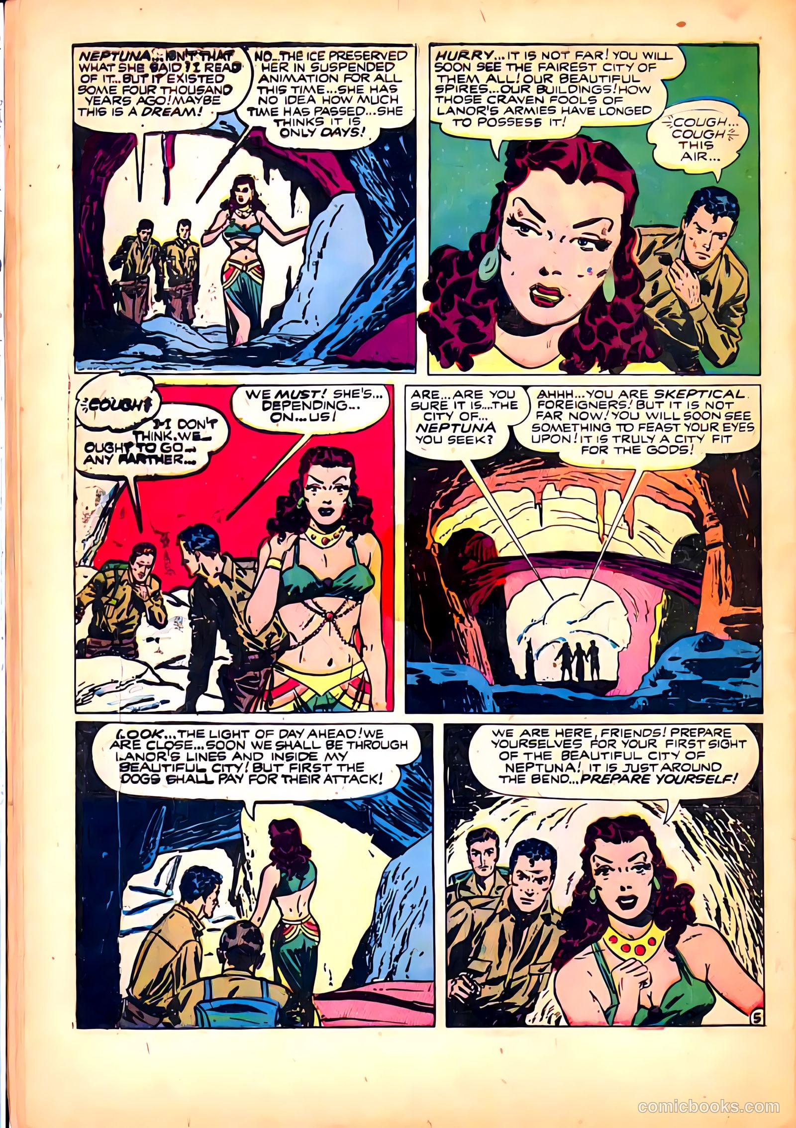 Avon Fantasy - An Earth Man on Venus #1 — page 32 of 36