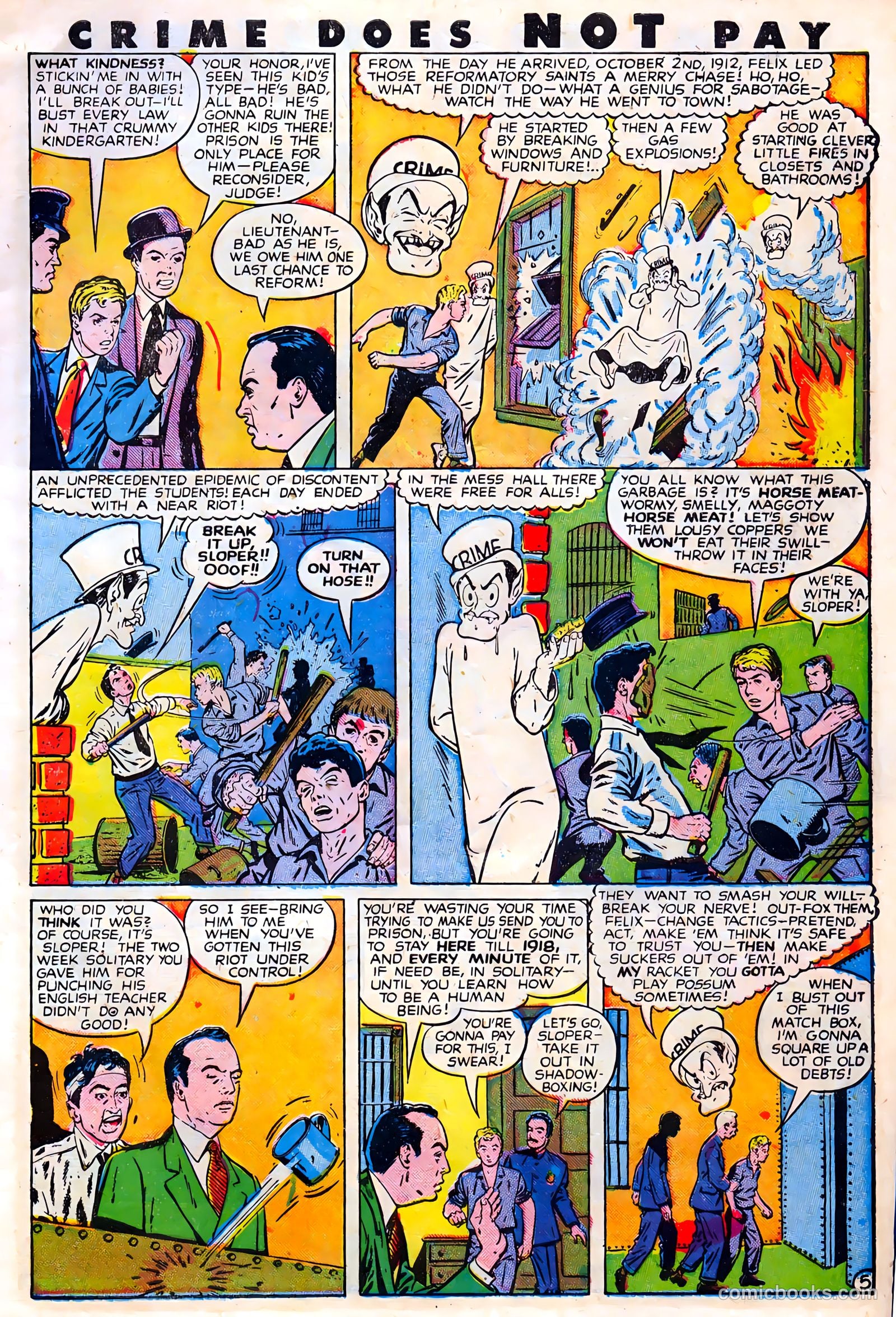 Crime Does Not Pay #63 — page 7 of 52