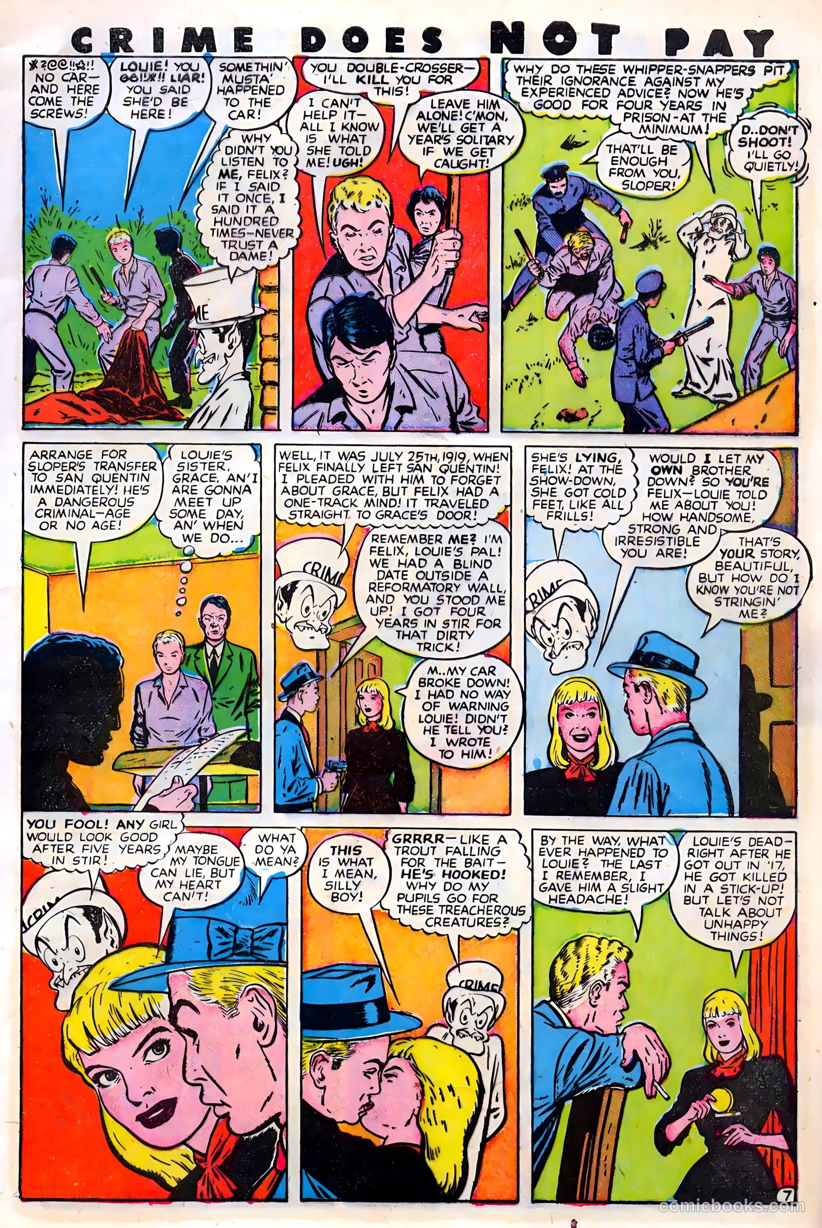 Crime Does Not Pay #63 — page 9 of 52