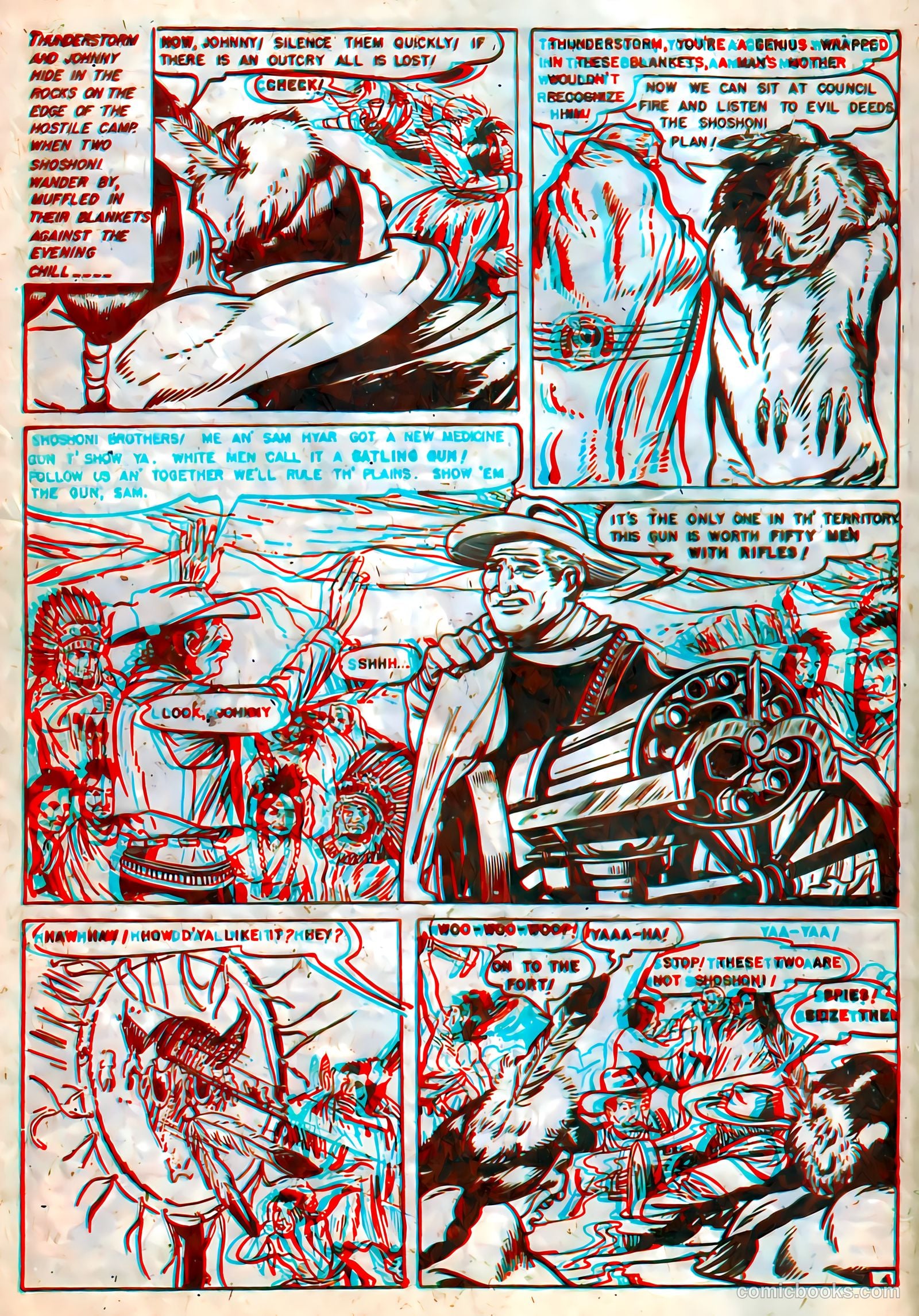 Indian Warriors 3-D #nn — page 6 of 36