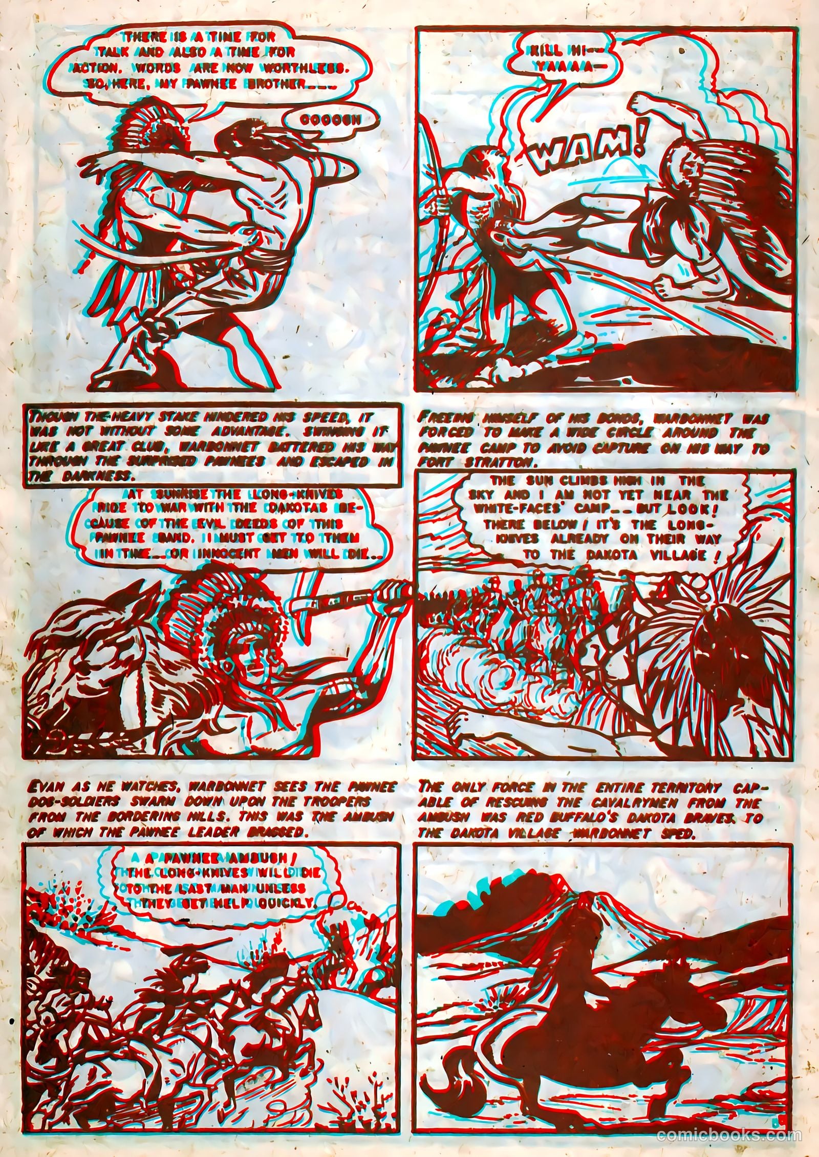Indian Warriors 3-D #nn — page 32 of 36