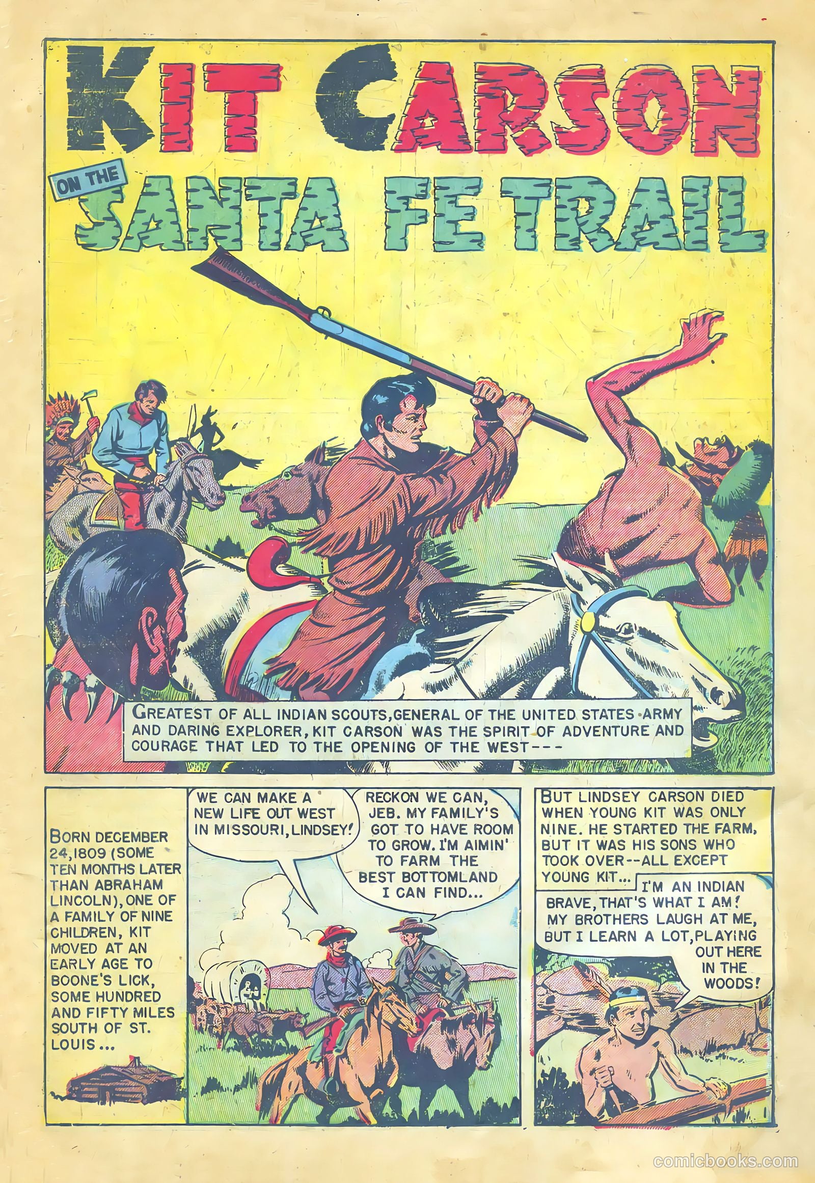 Kit Carson and the Blackfeet Warriors #nn — page 3 of 36