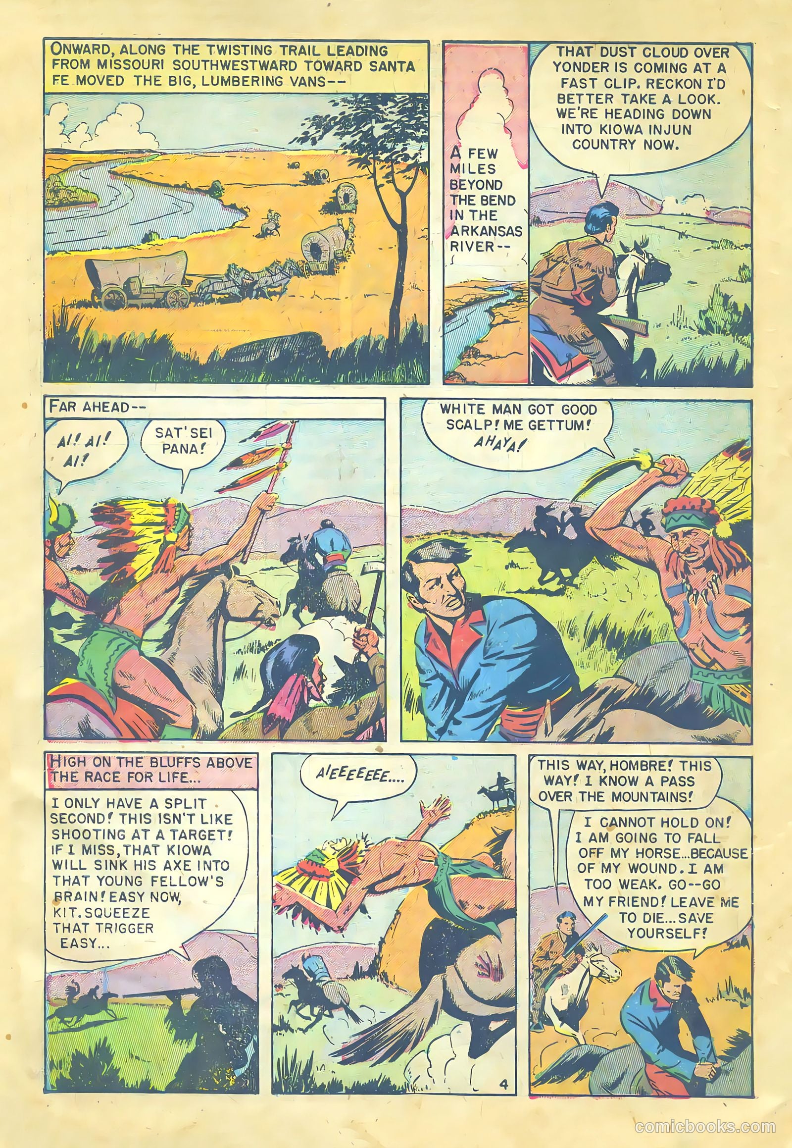 Kit Carson and the Blackfeet Warriors #nn — page 6 of 36