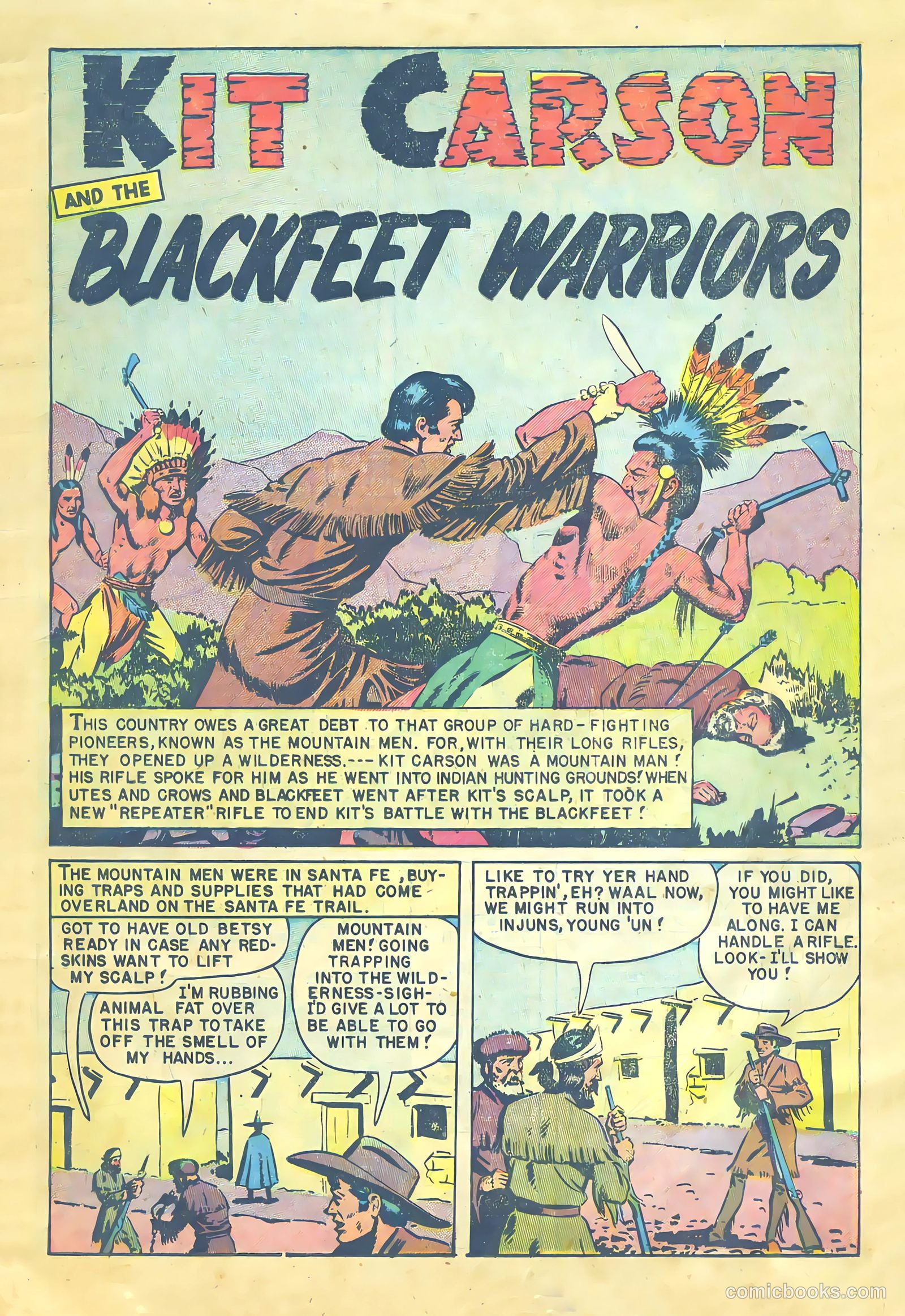 Kit Carson and the Blackfeet Warriors #nn — page 11 of 36
