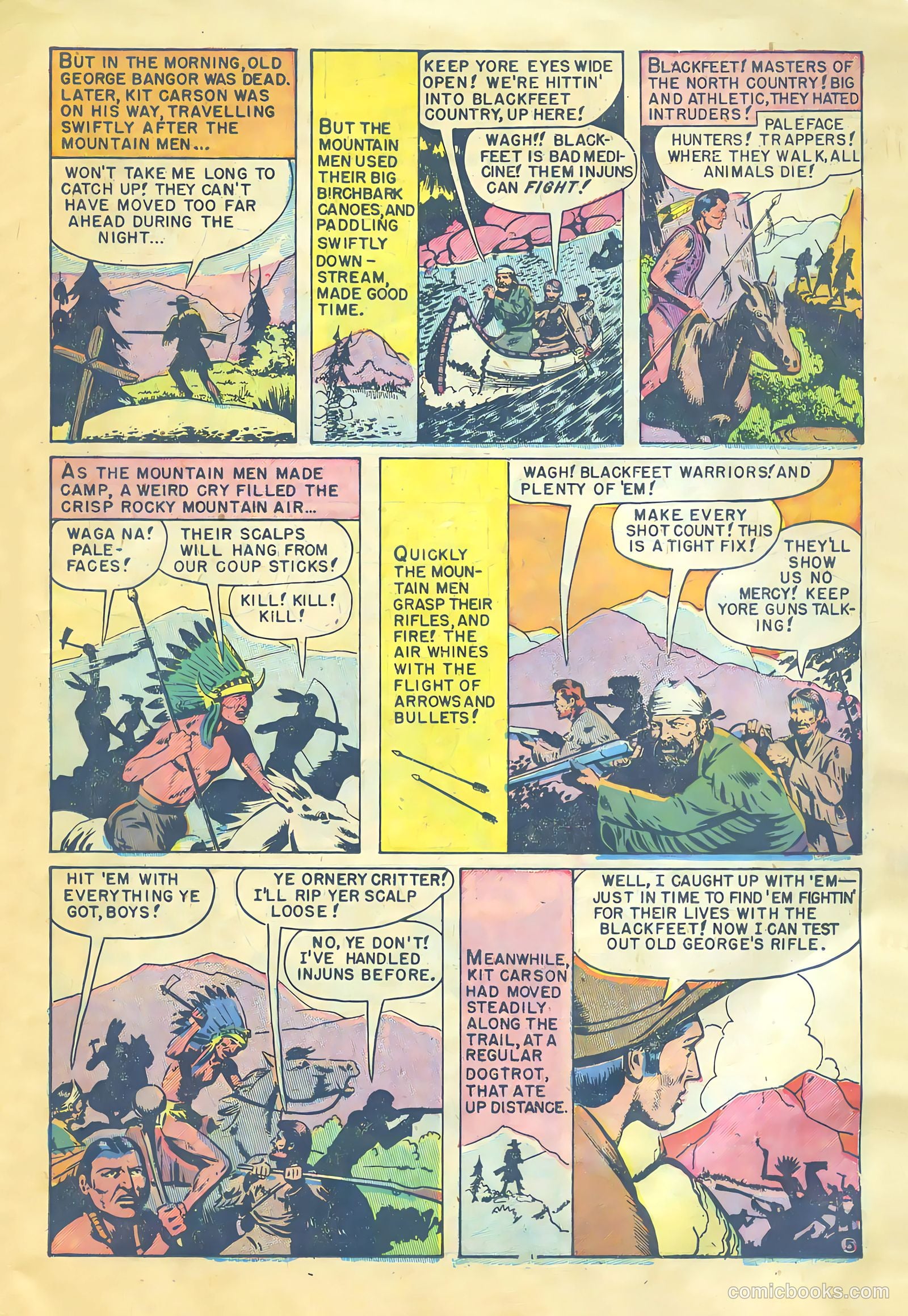 Kit Carson and the Blackfeet Warriors #nn — page 15 of 36