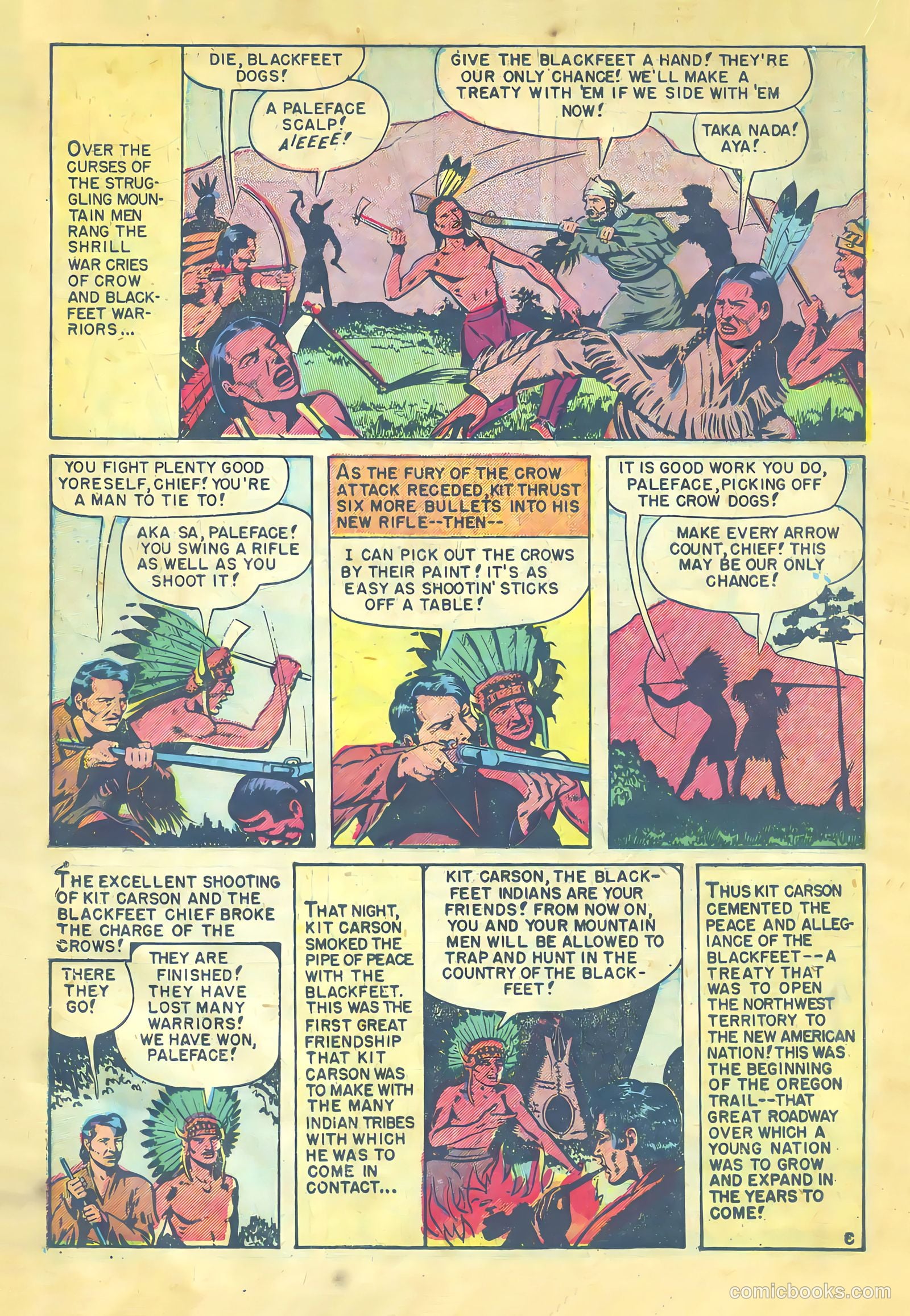 Kit Carson and the Blackfeet Warriors #nn — page 18 of 36
