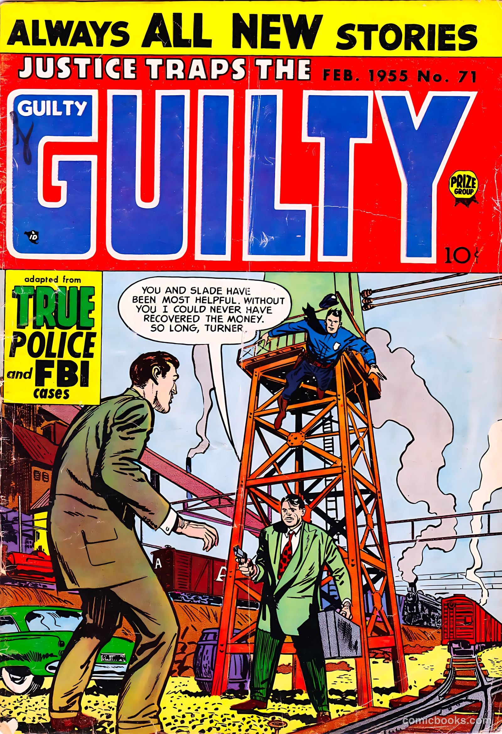 Justice Traps the Guilty #71 — page 1 of 36