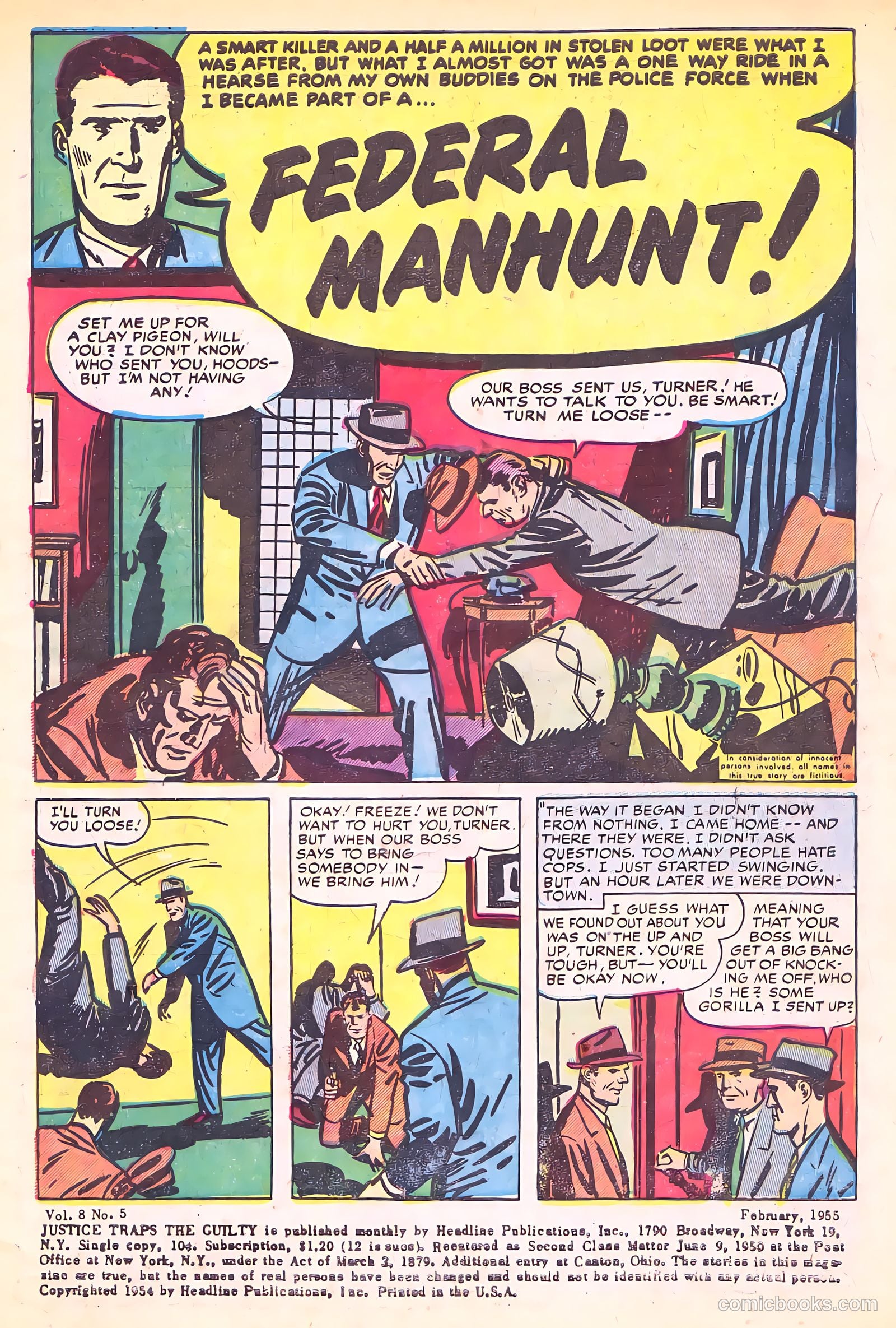 Justice Traps the Guilty #71 — page 3 of 36