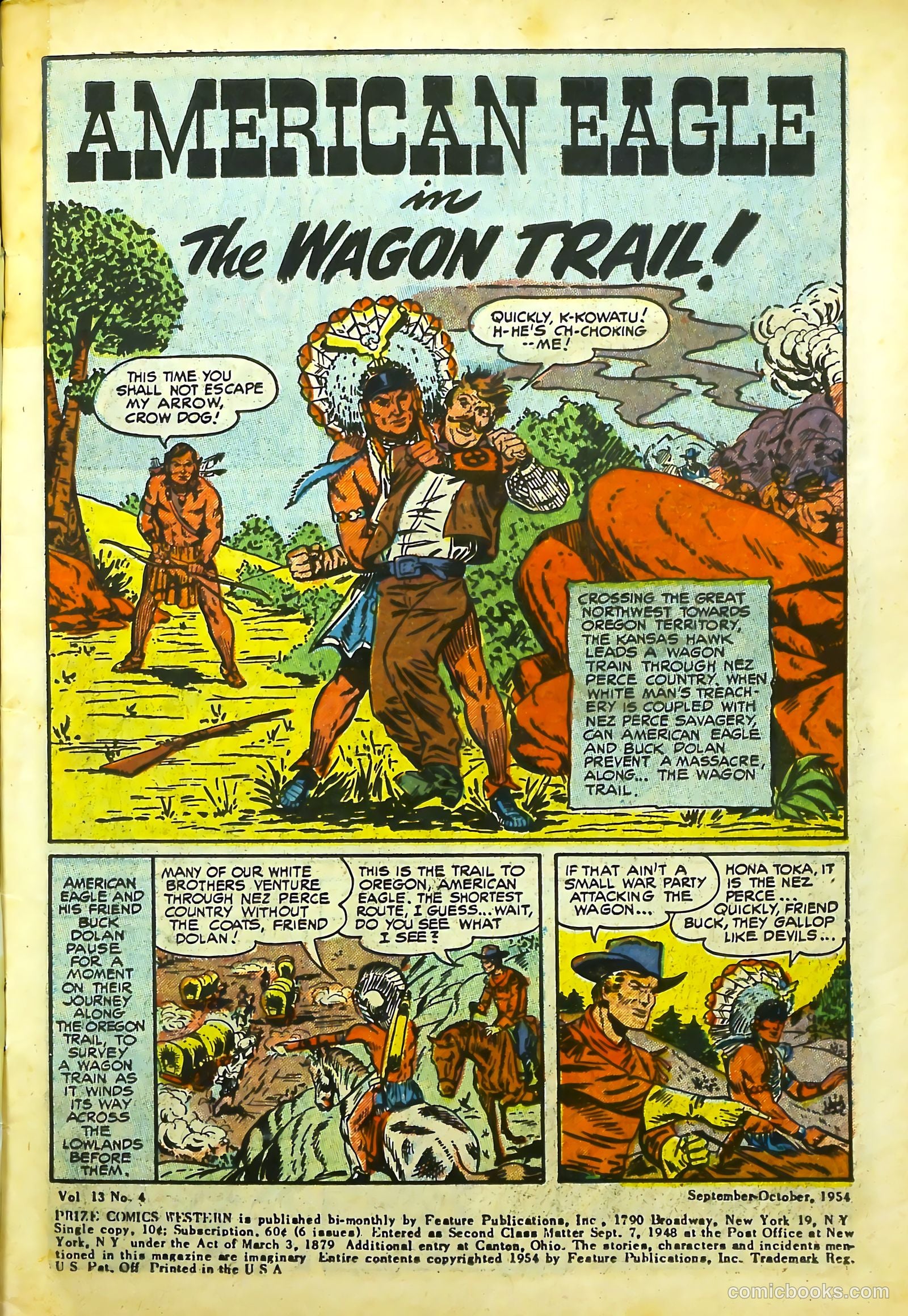 Prize Comics Western #107 — page 3 of 37