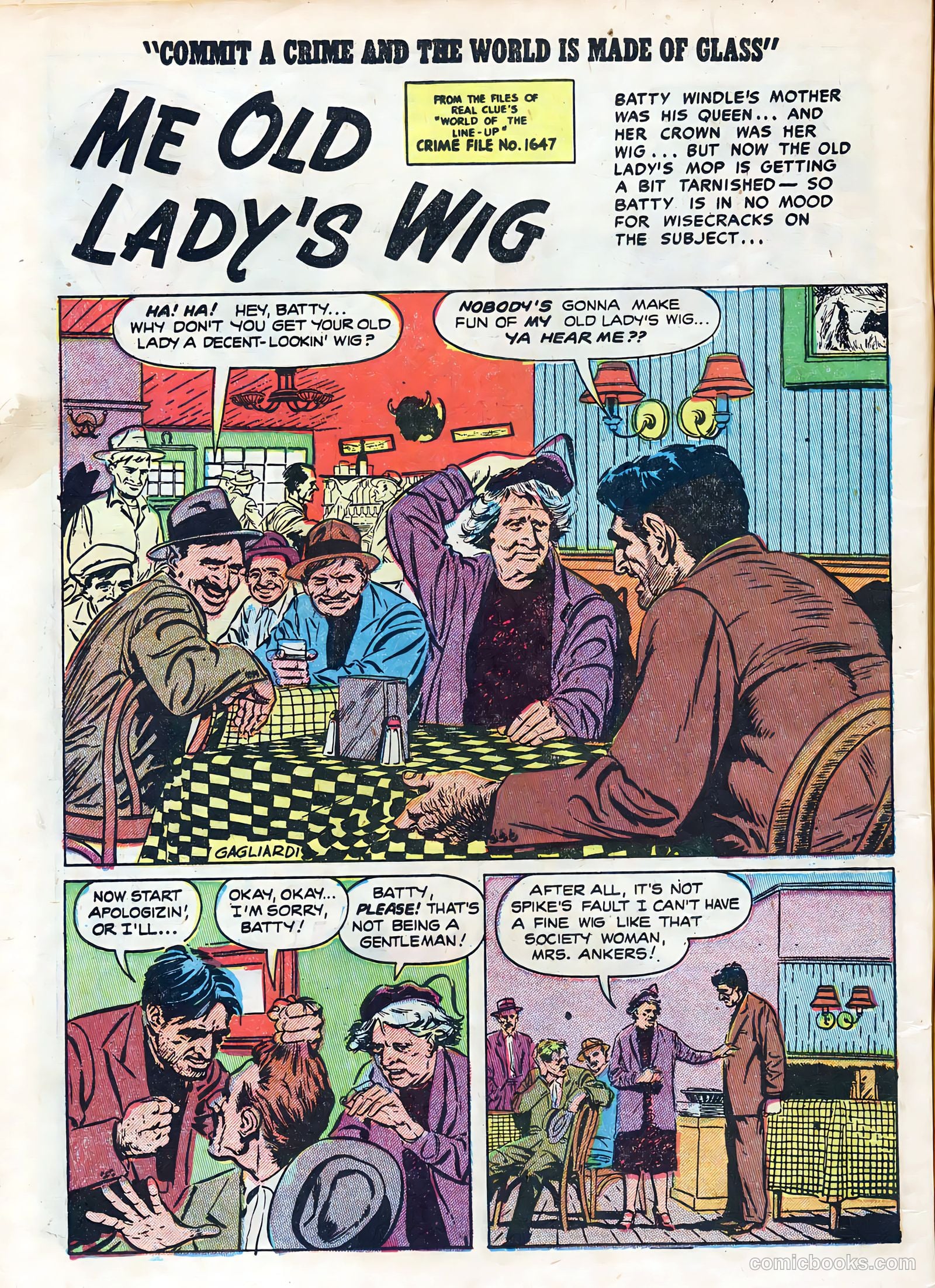 Real Clue Crime Stories #8 — page 10 of 52