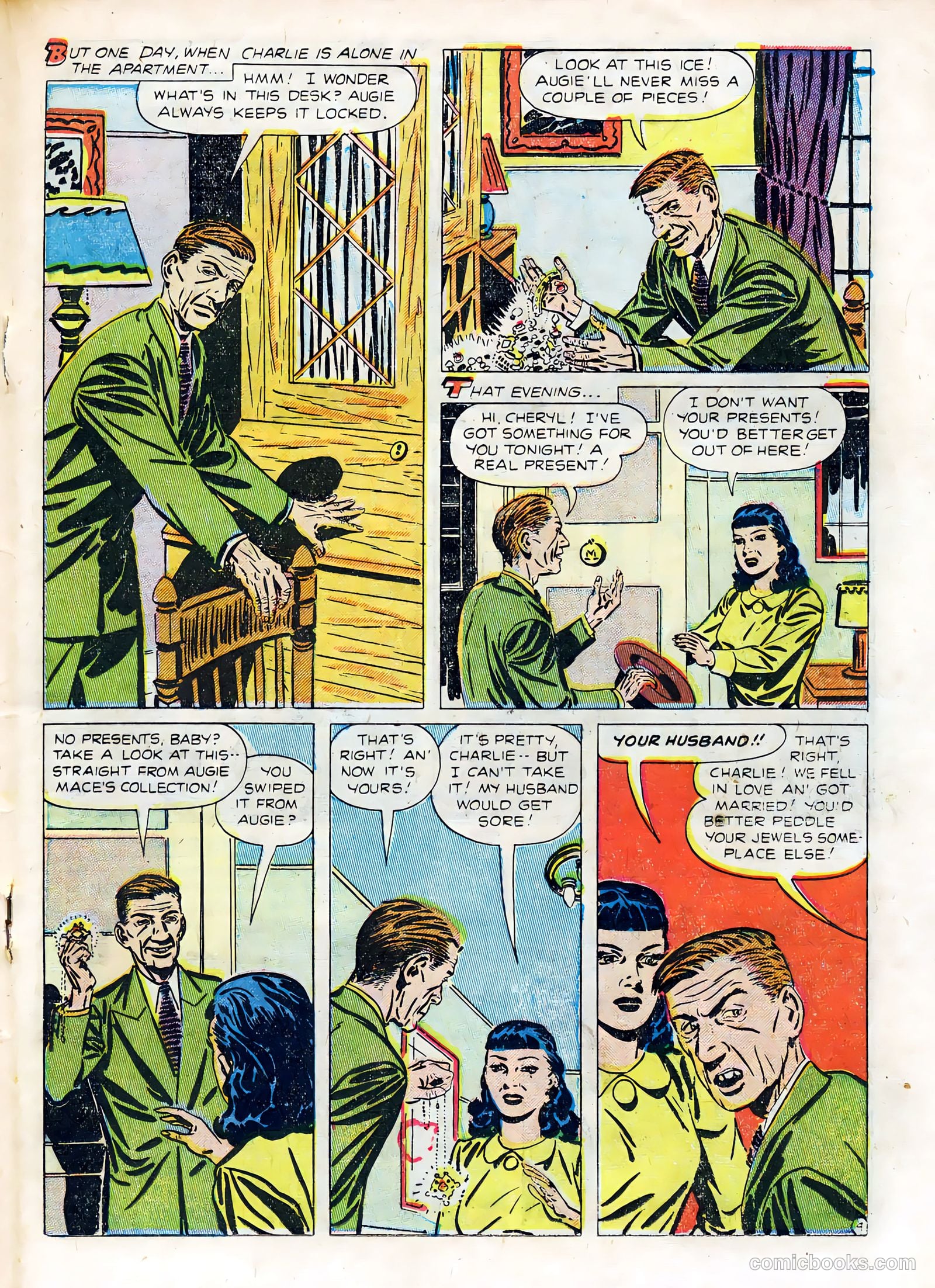 Real Clue Crime Stories #8 — page 27 of 52