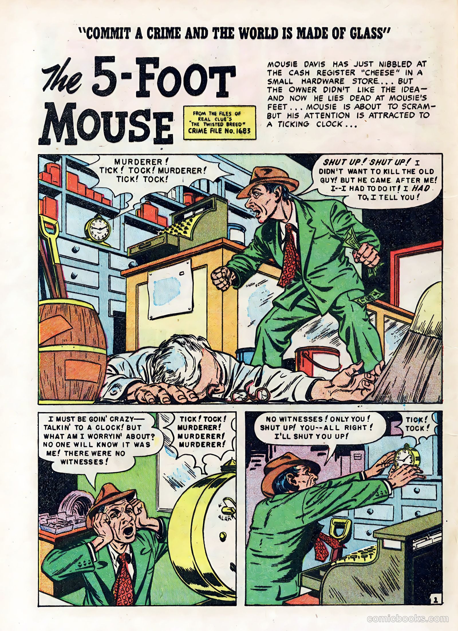 Real Clue Crime Stories #8 — page 40 of 52
