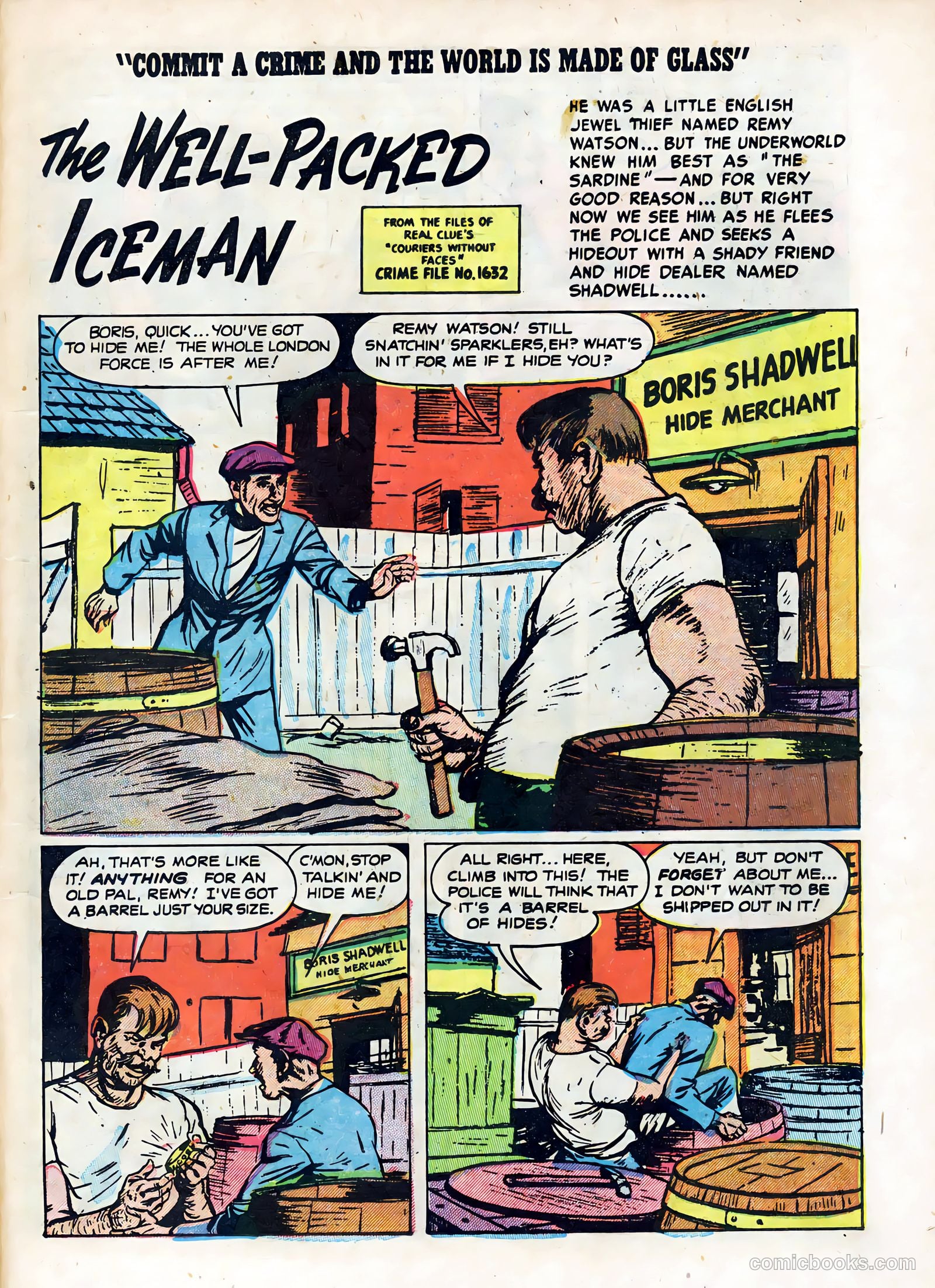 Real Clue Crime Stories #8 — page 43 of 52