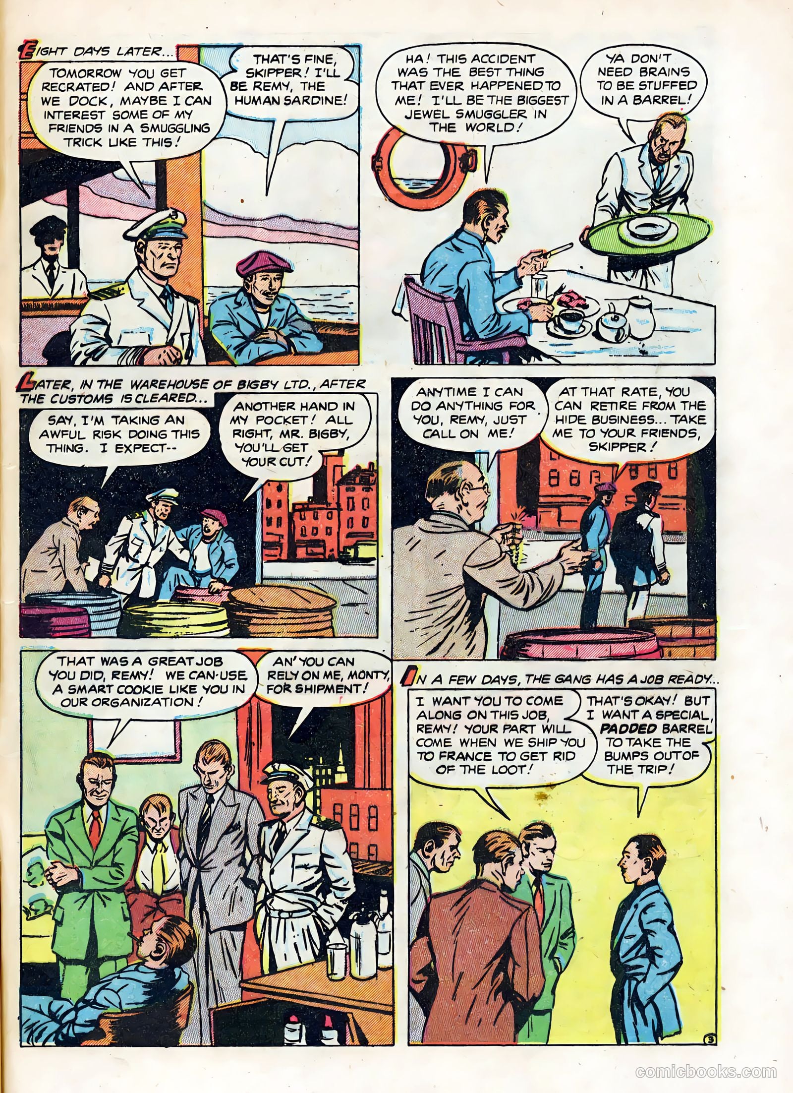 Real Clue Crime Stories #8 — page 45 of 52