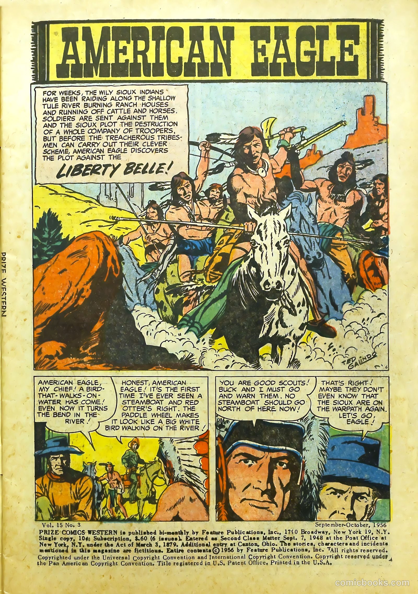 Prize Comics Western #118 — page 3 of 36