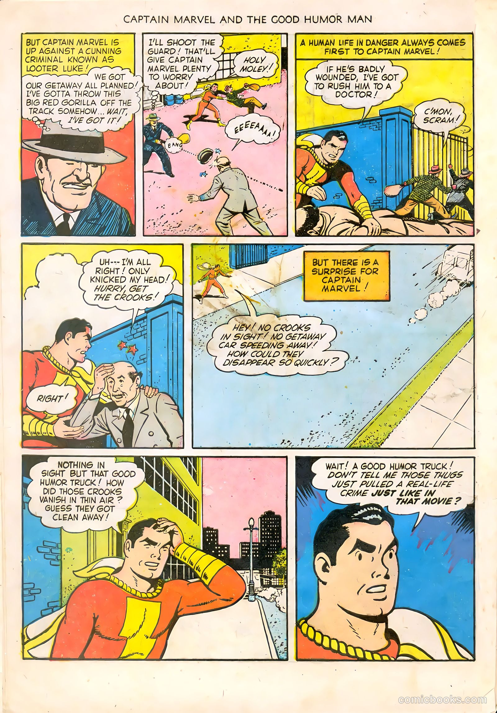 Captain Marvel and the Good Humor Man #1 — page 8 of 36