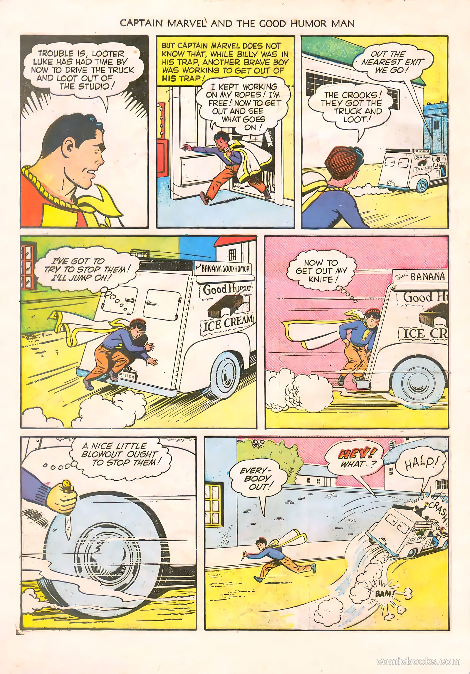 Captain Marvel and the Good Humor Man #1 — page 28 of 36