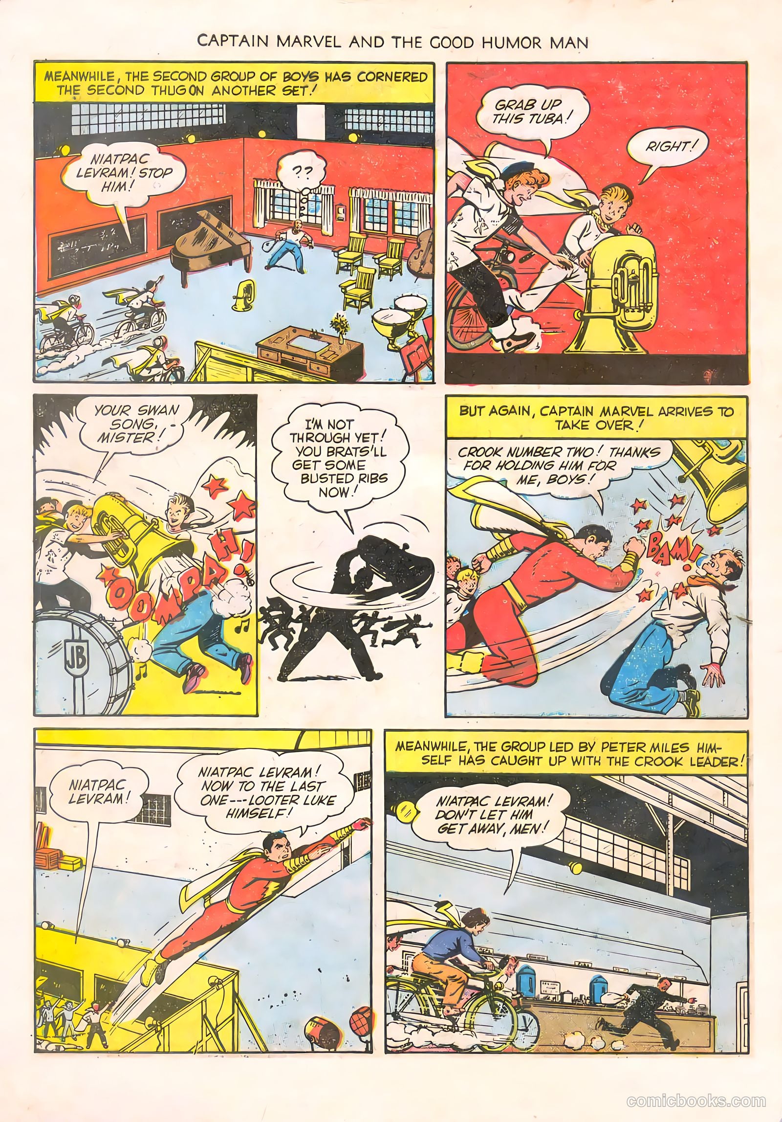 Captain Marvel and the Good Humor Man #1 — page 32 of 36