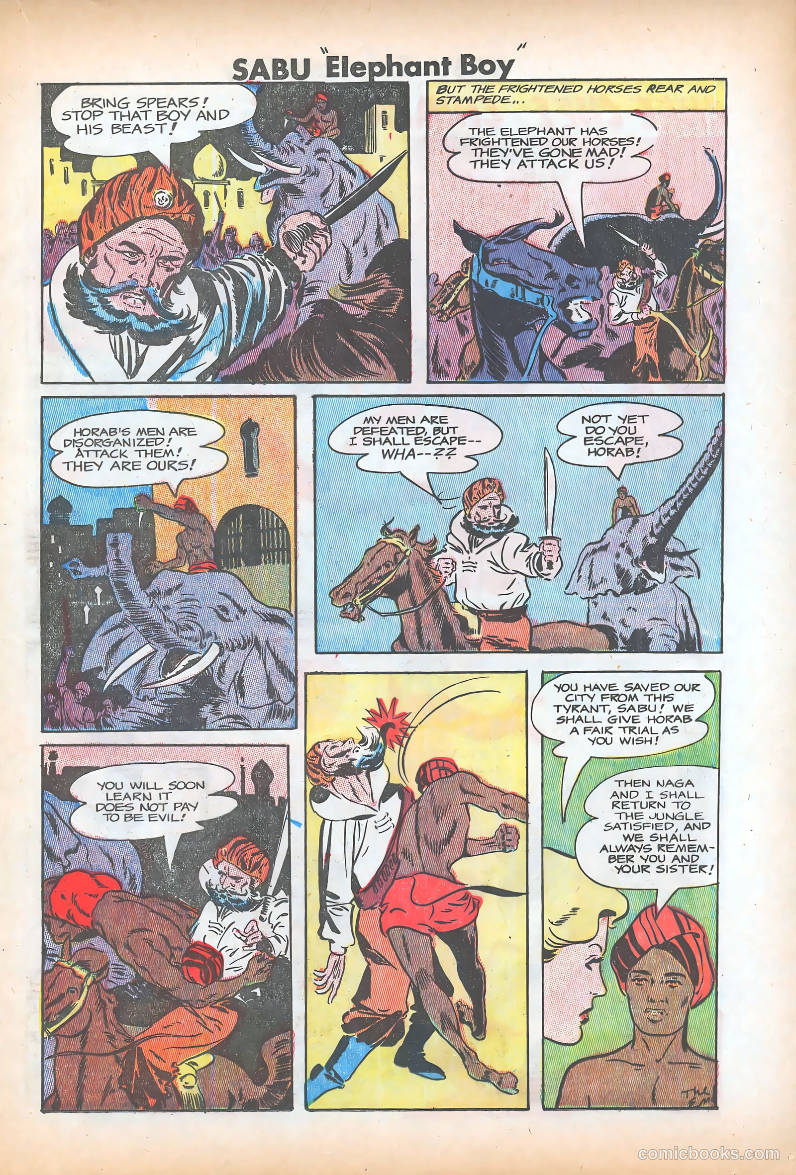 Sabu "Elephant Boy" #30 — page 17 of 36