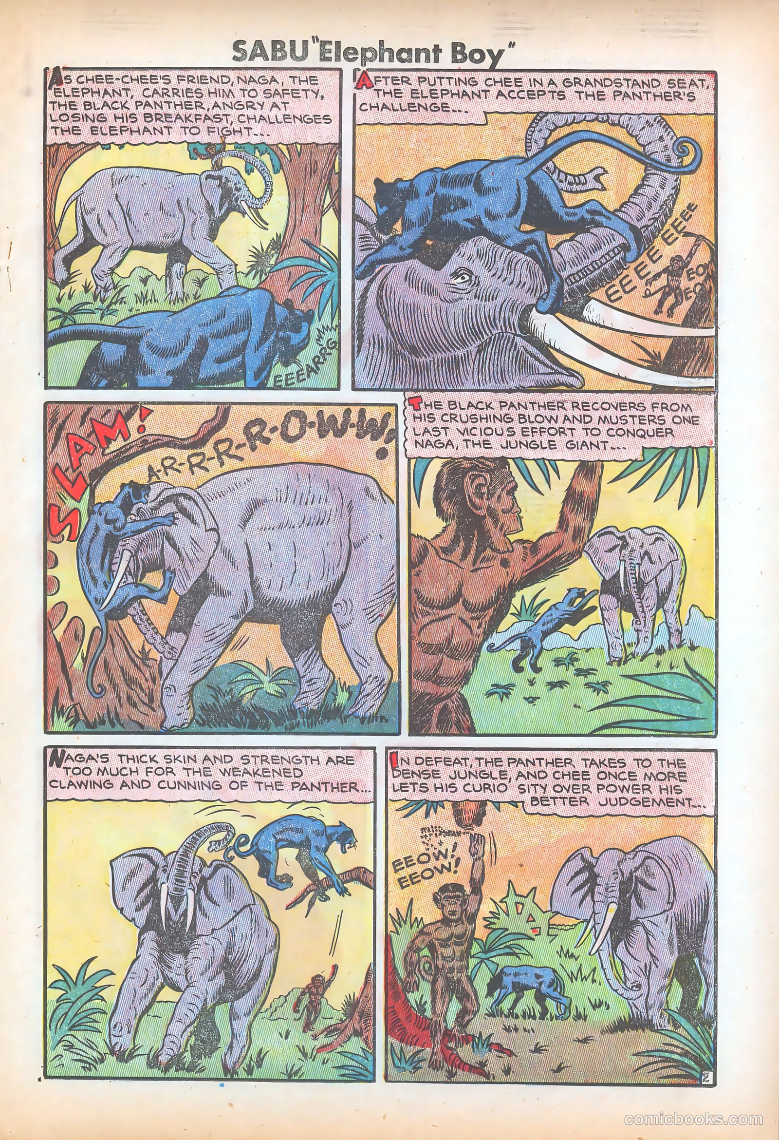 Sabu "Elephant Boy" #30 — page 19 of 36