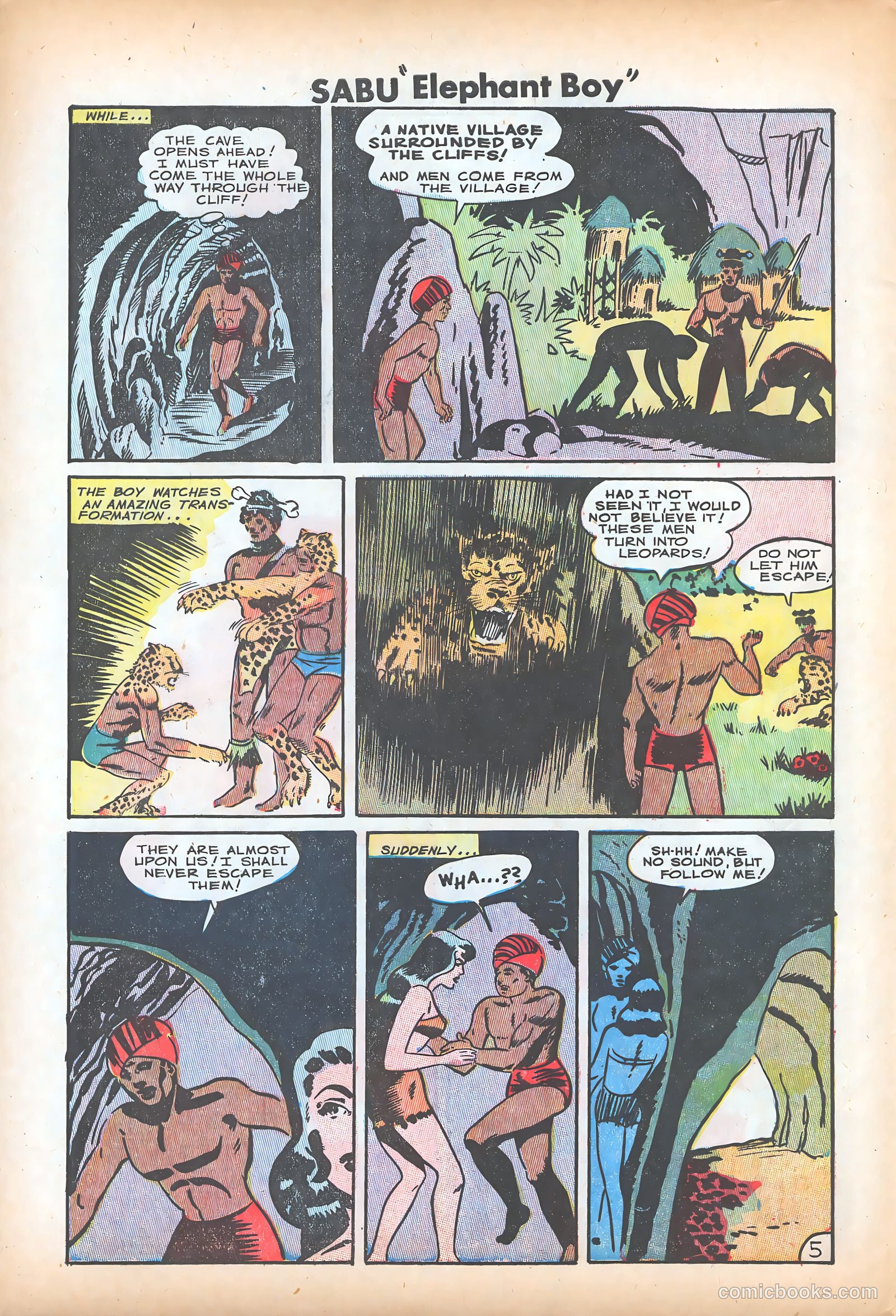 Sabu "Elephant Boy" #30 — page 28 of 36