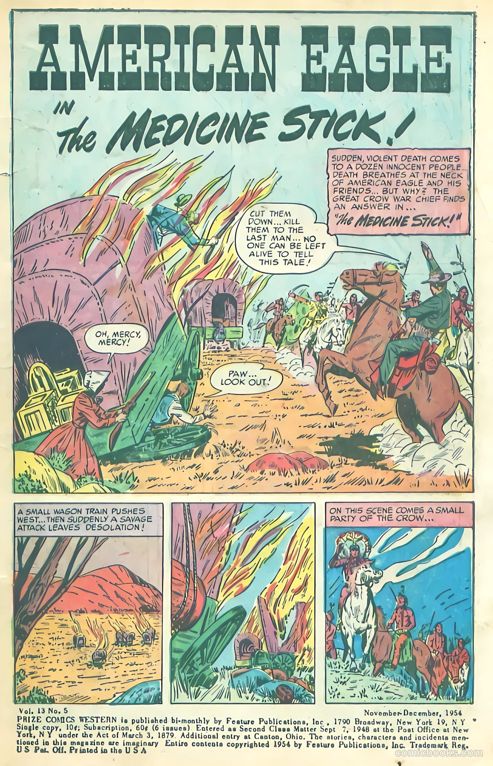 Prize Comics Western #108 — page 3 of 36