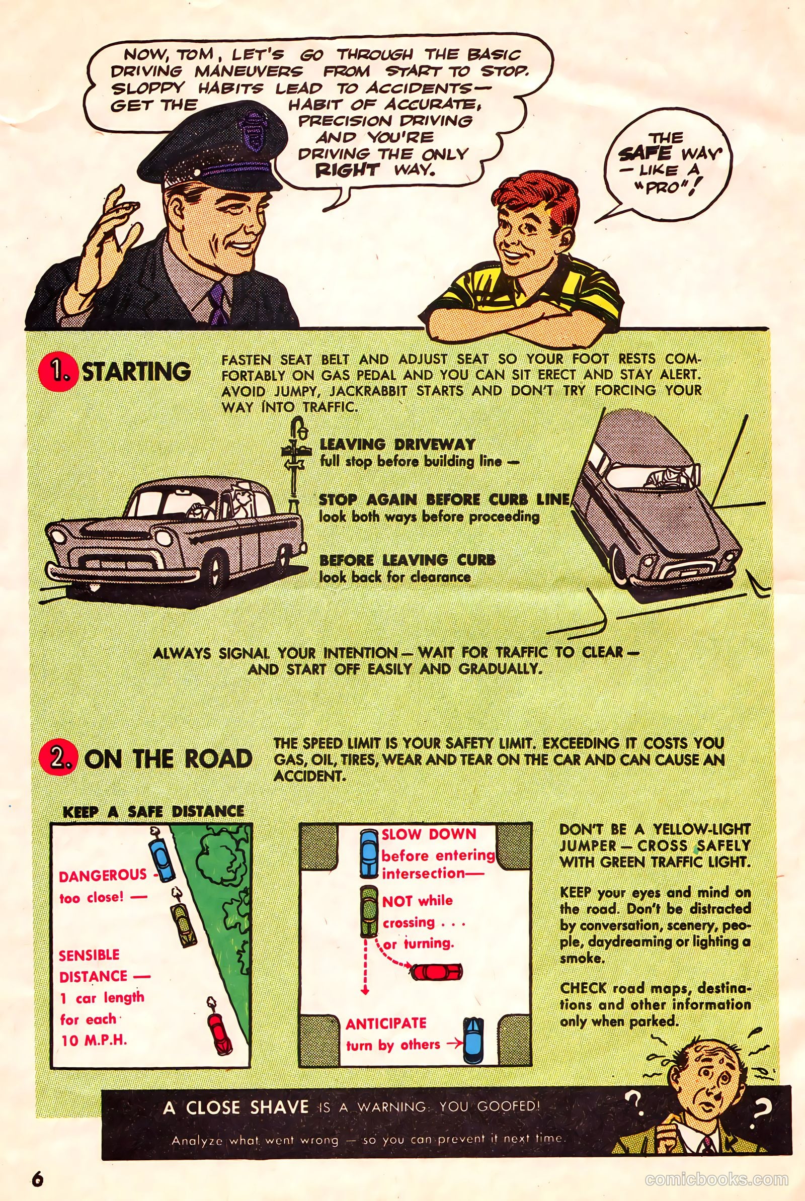 Driving Like a Pro #nn — page 6 of 15
