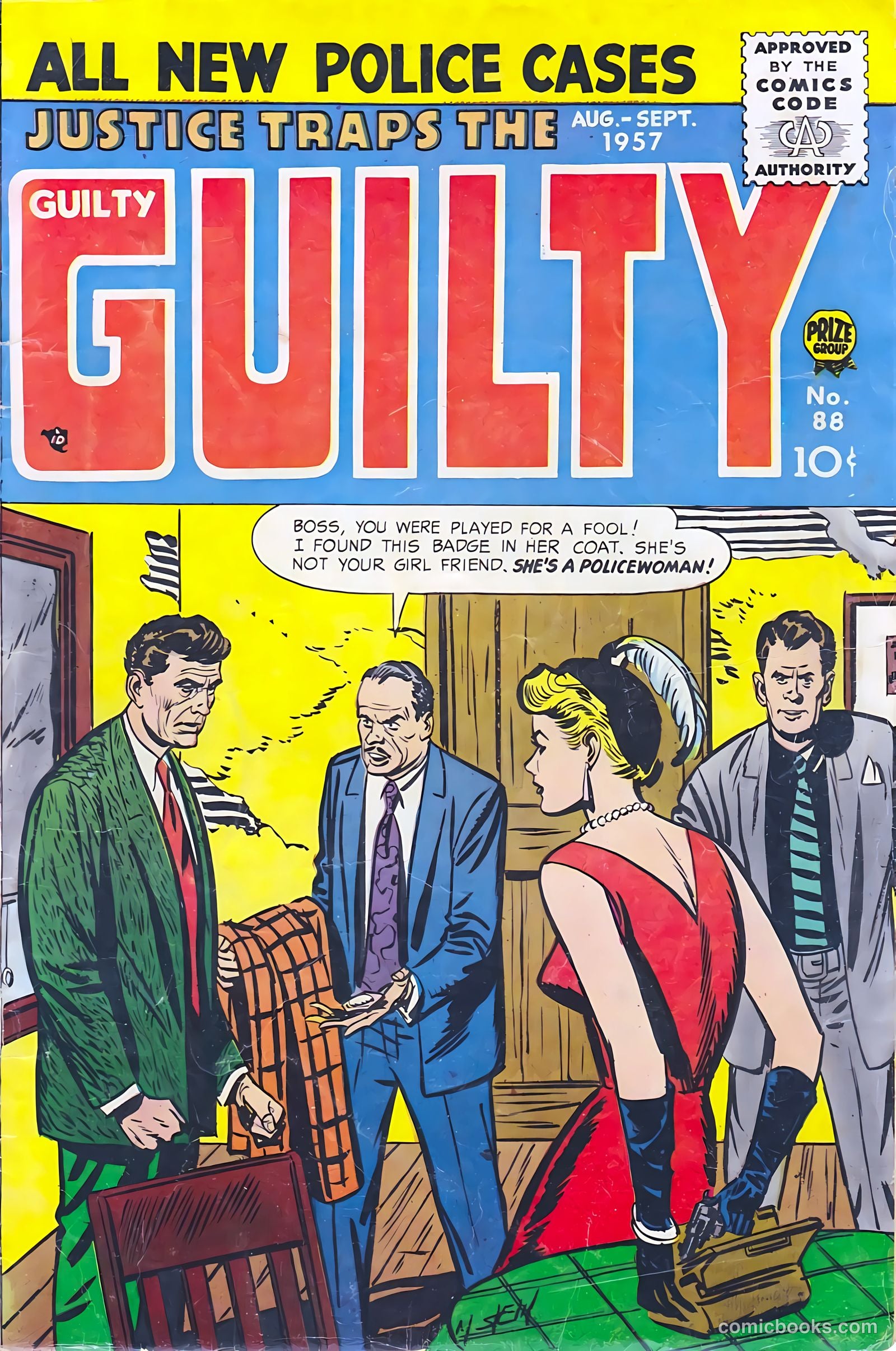 Justice Traps the Guilty #88 — page 1 of 36