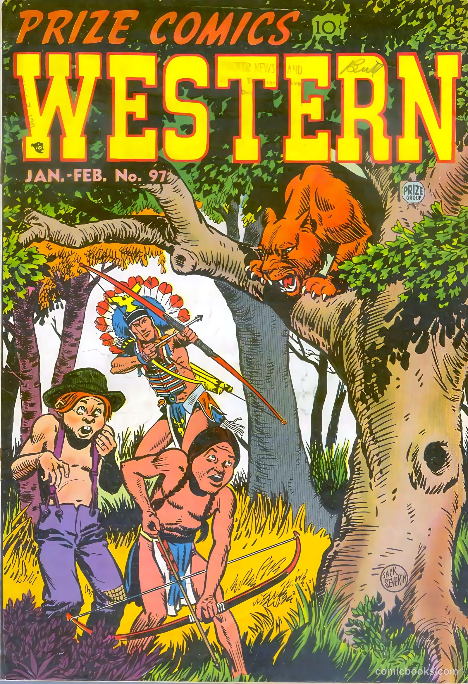Prize Comics Western #97 — page 1 of 36