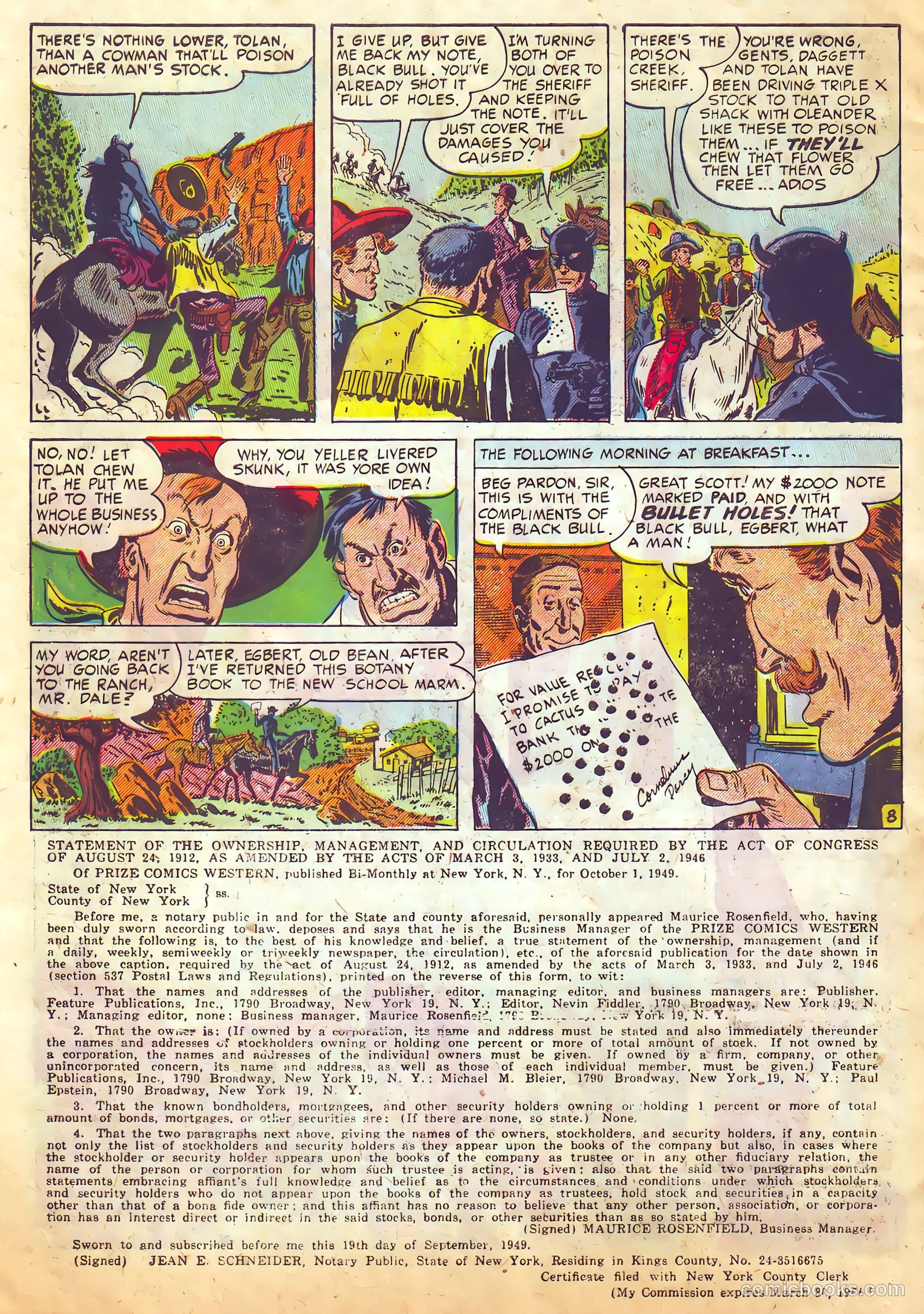 Prize Comics Western #80 — page 40 of 52