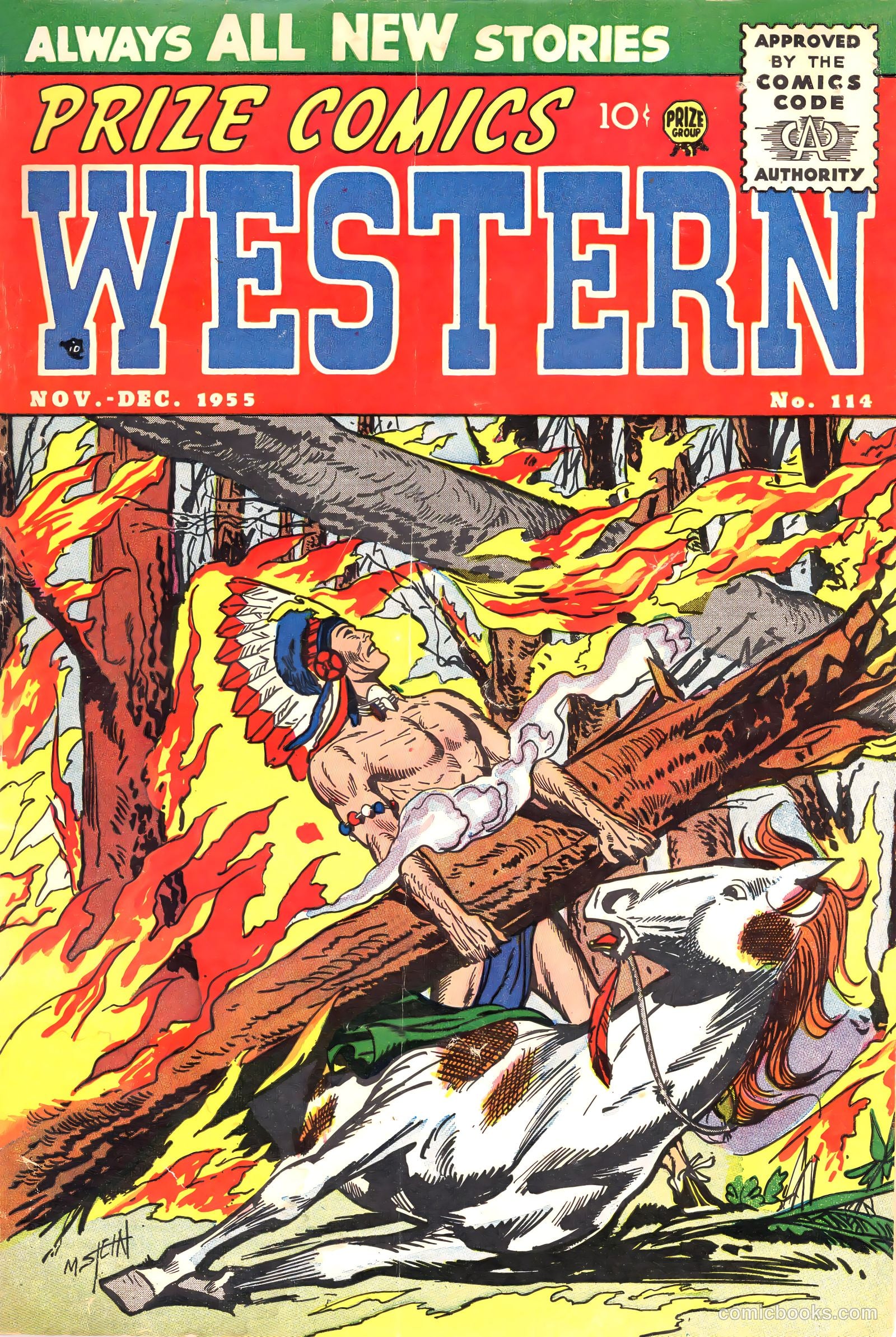 Prize Comics Western #114 — page 1 of 36