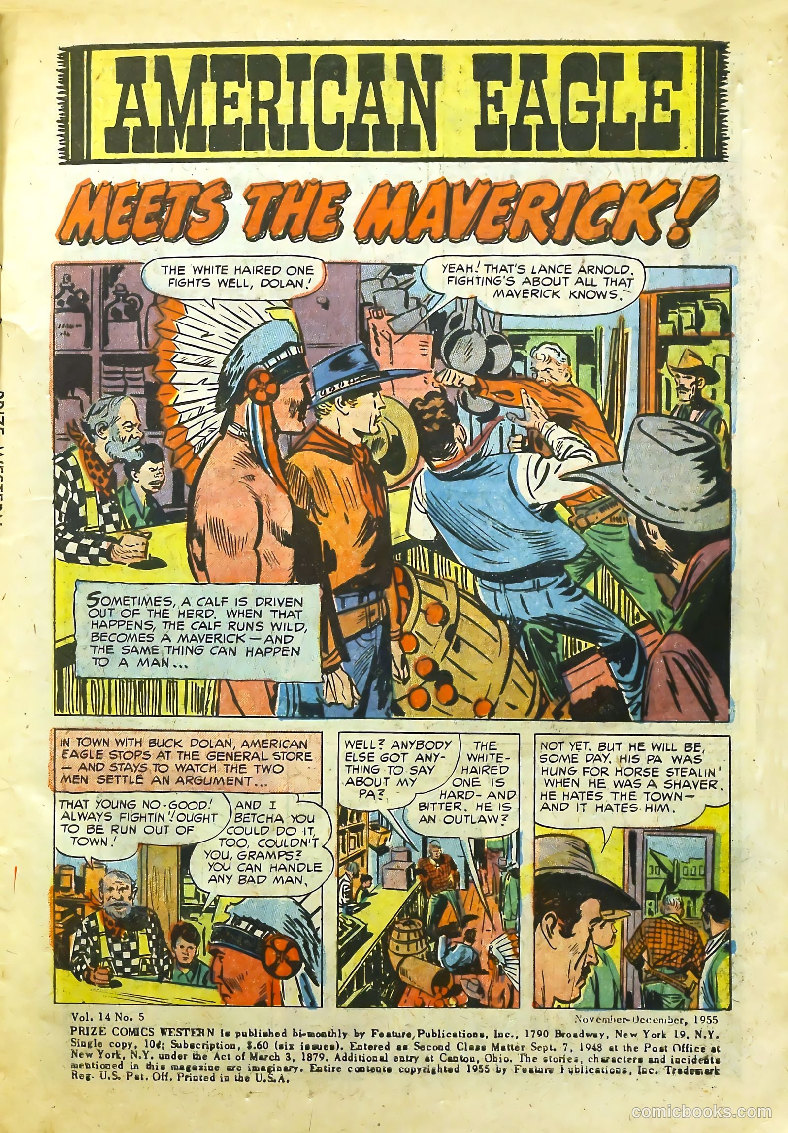 Prize Comics Western #114 — page 3 of 36