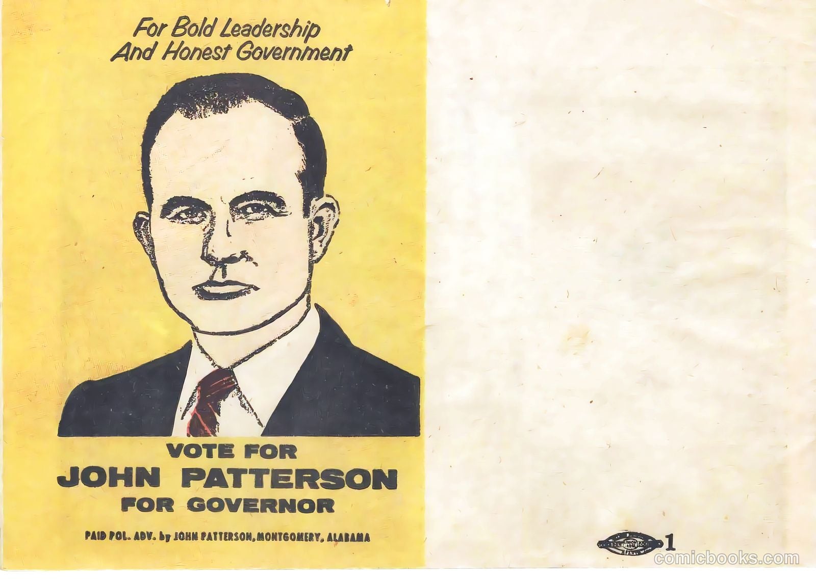 Alabama Needs John Patterson for Governor #nn — page 16 of 16