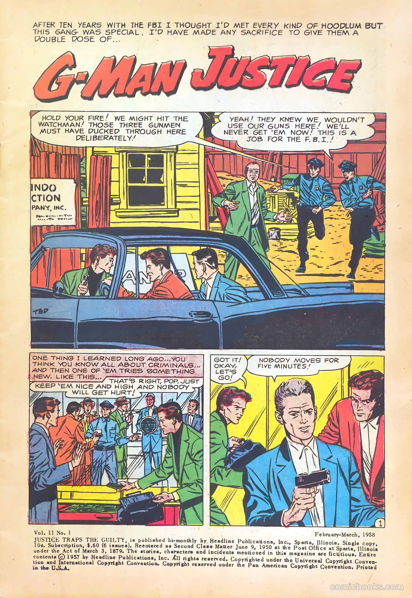 Justice Traps the Guilty #91 — page 3 of 36