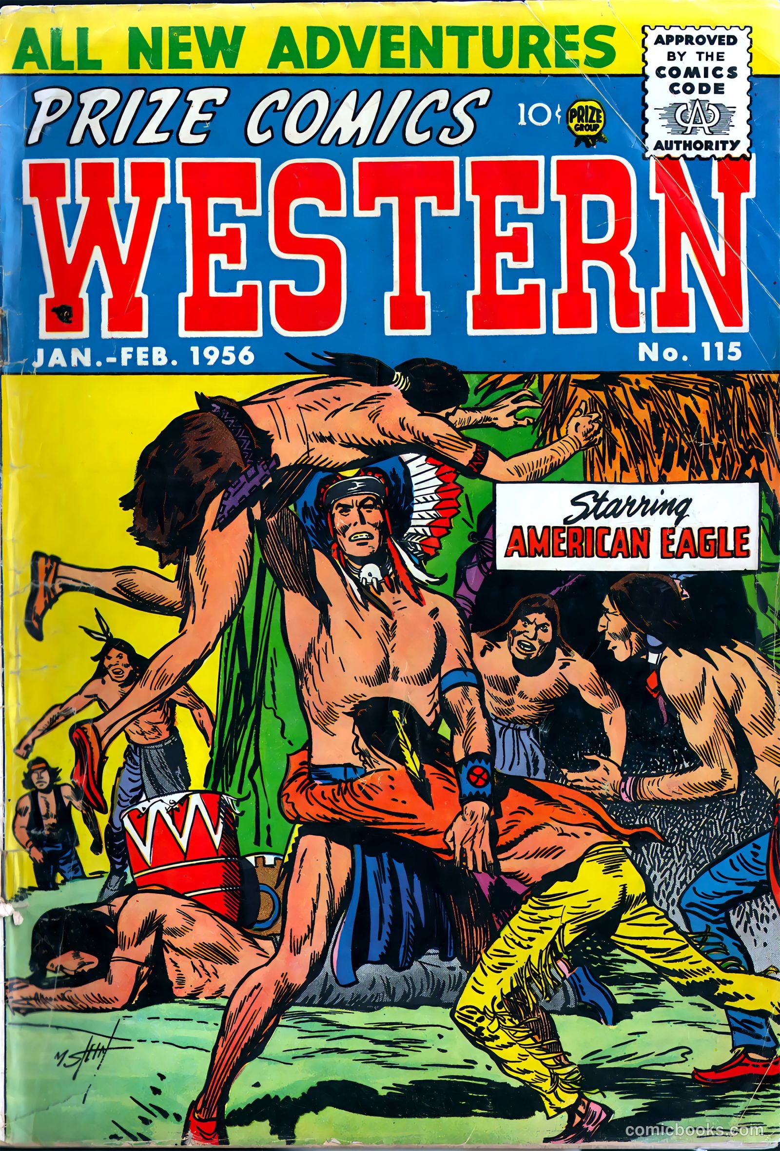 Prize Comics Western #115 — page 1 of 36
