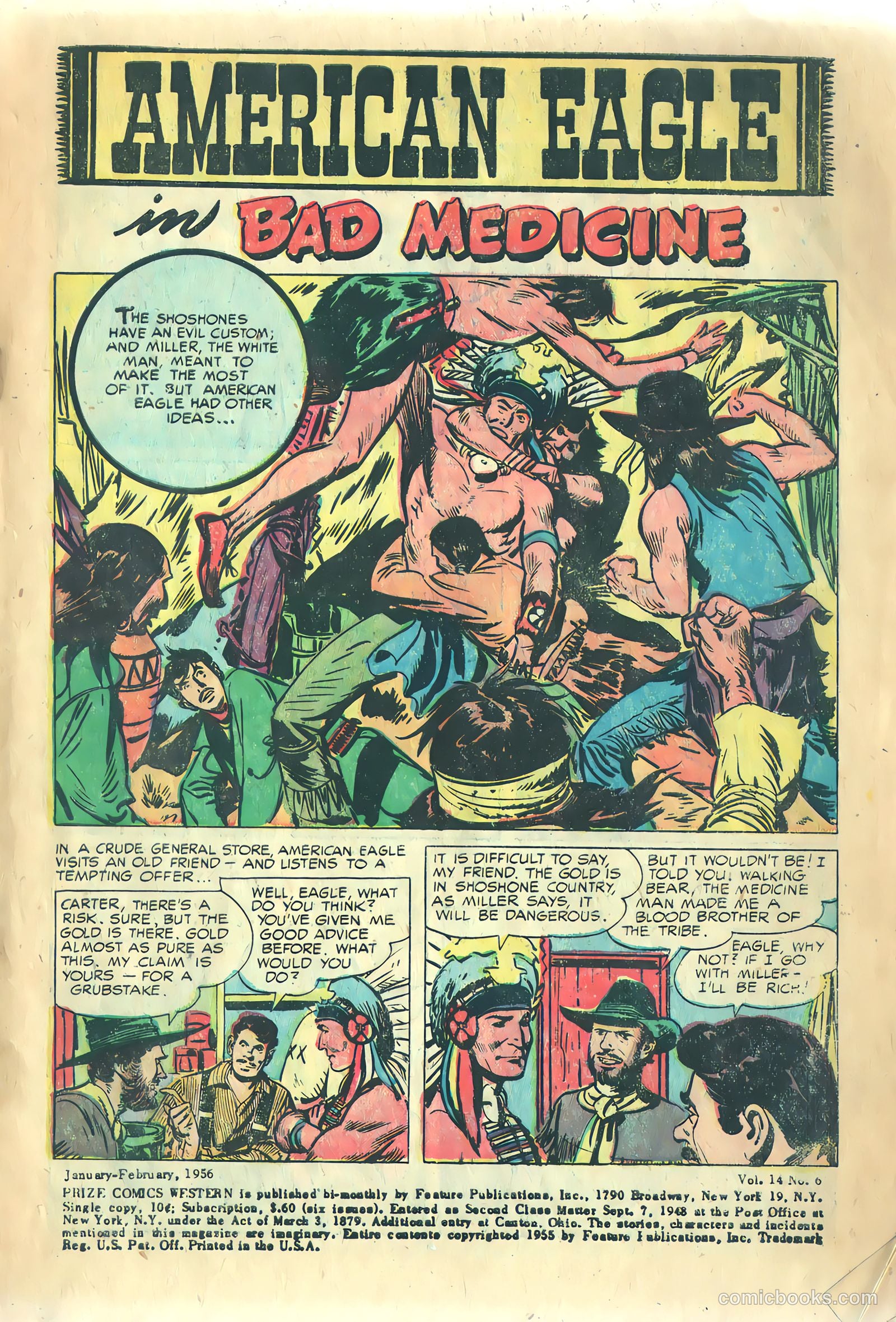 Prize Comics Western #115 — page 3 of 36