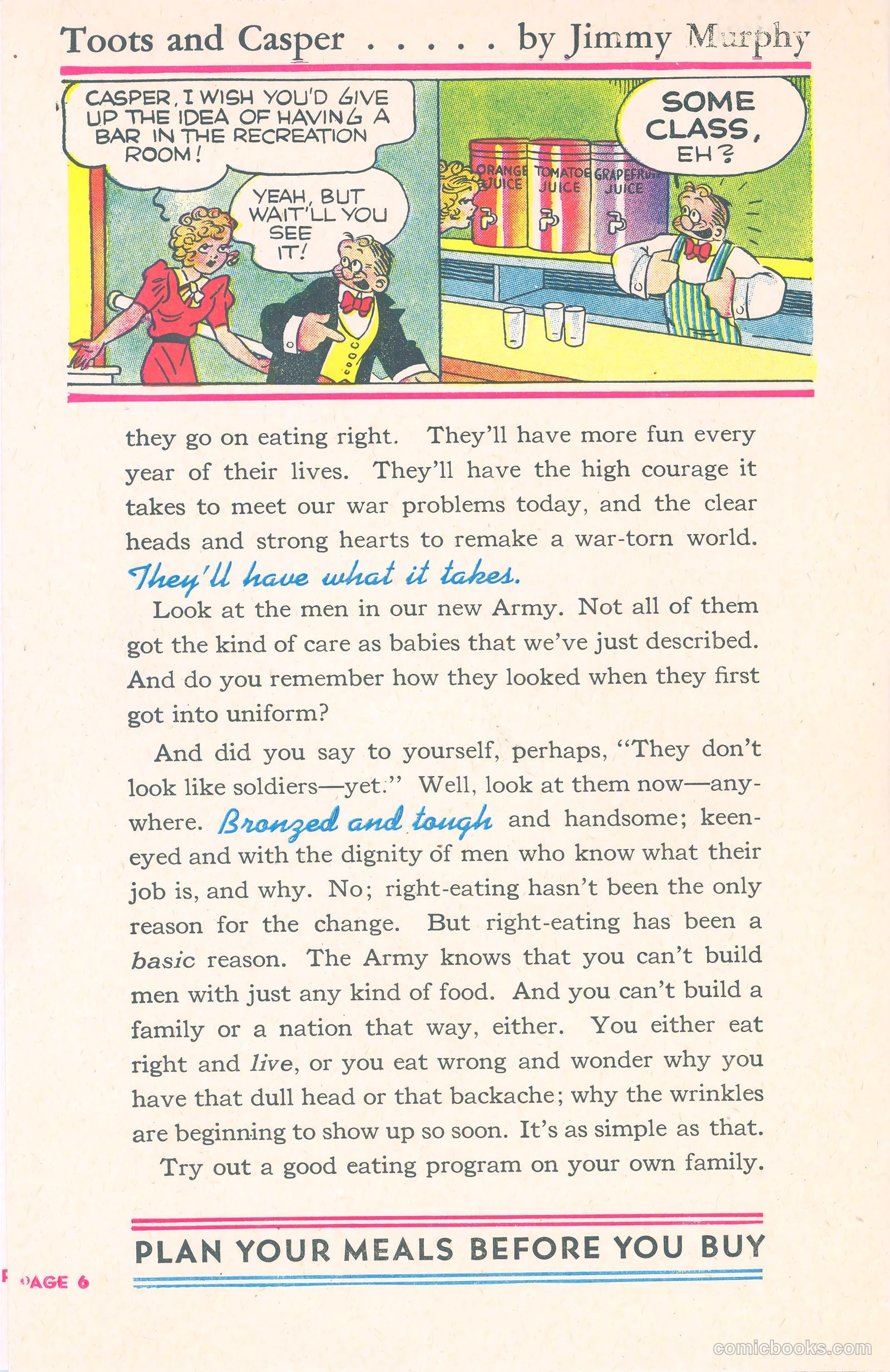 Eat Right to Work and Win #nn — page 6 of 16