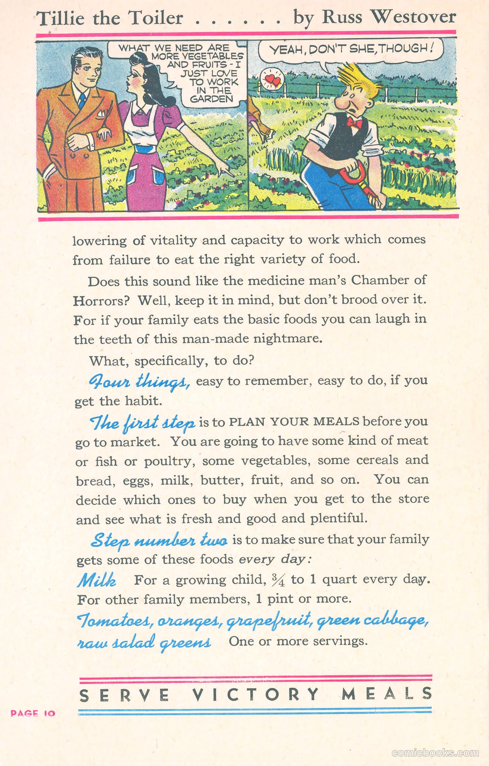 Eat Right to Work and Win #nn — page 10 of 16
