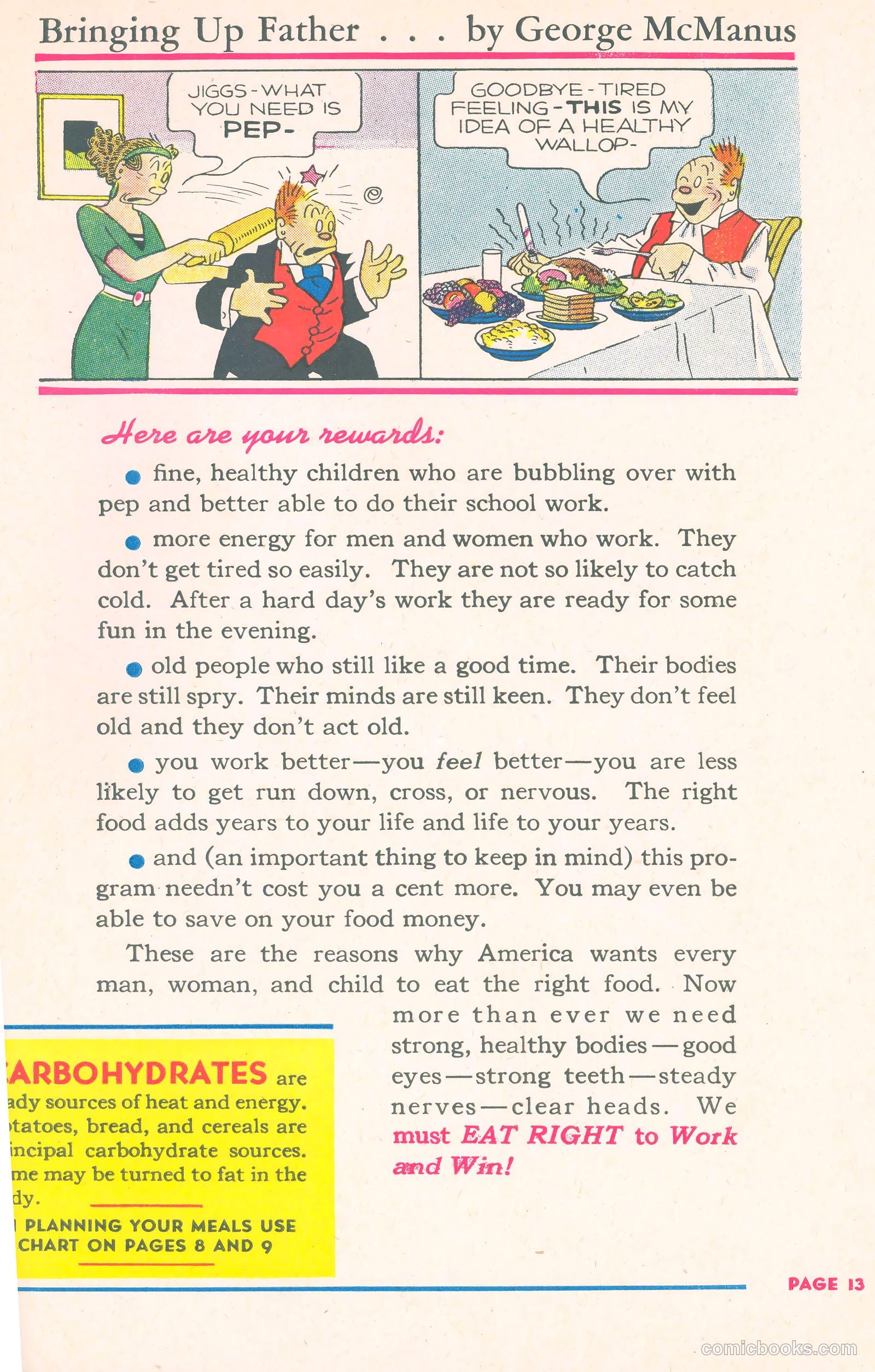Eat Right to Work and Win #nn — page 13 of 16