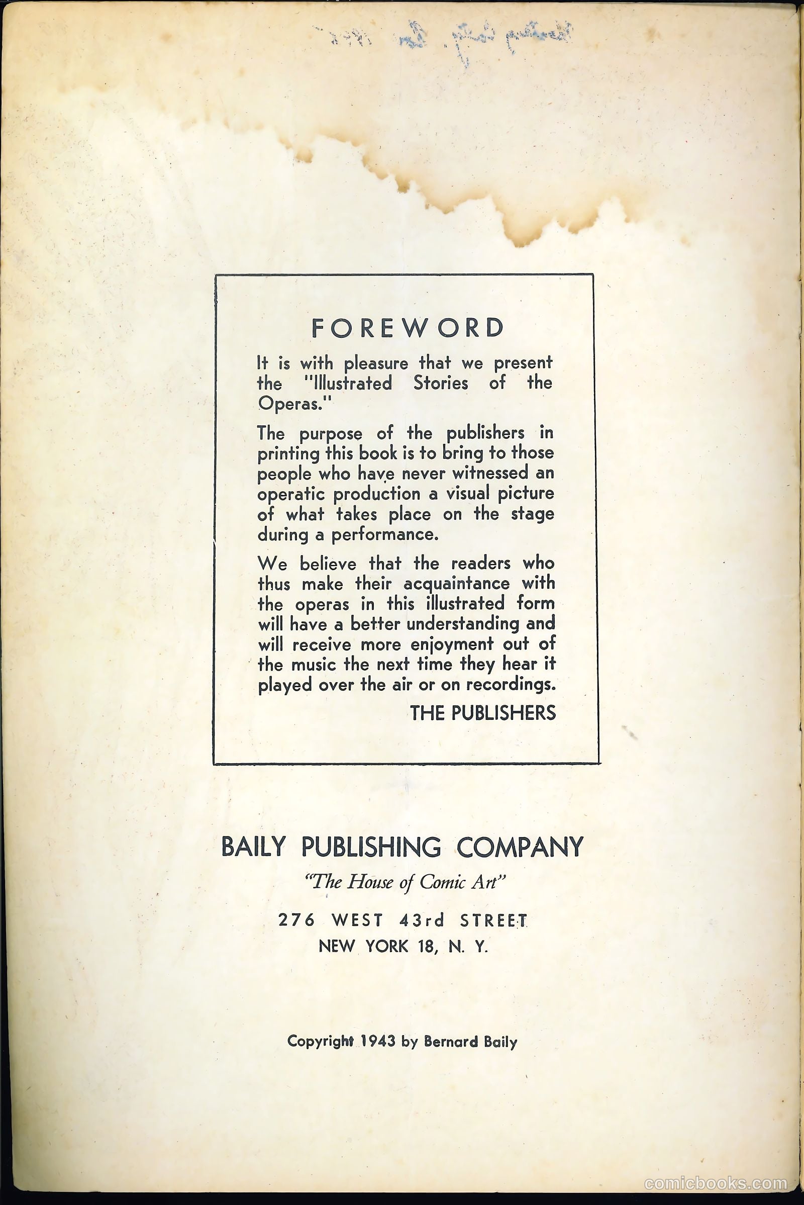 Illustrated Stories of the Operas: Faust #nn — page 2 of 20