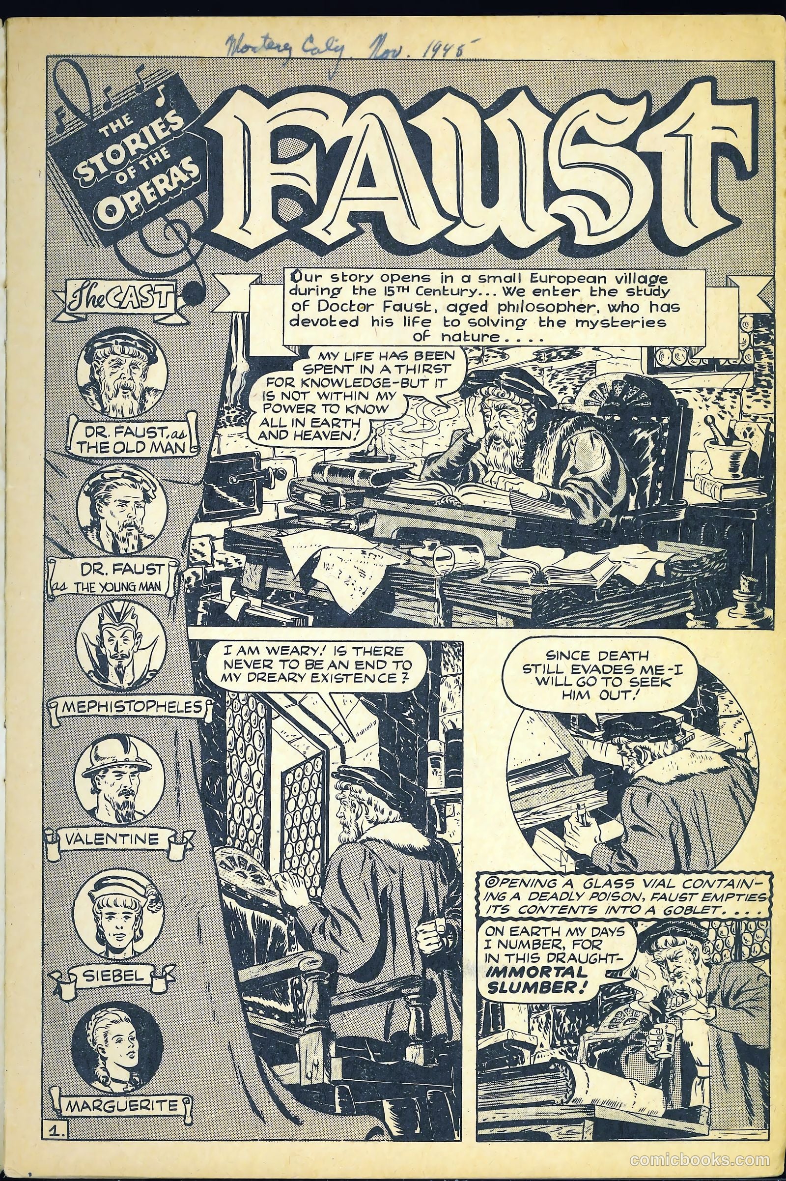 Illustrated Stories of the Operas: Faust #nn — page 3 of 20