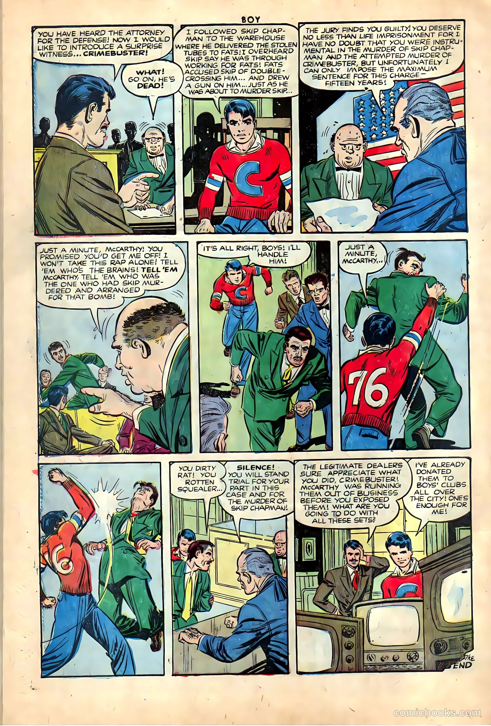 Boy Comics #79 — page 32 of 36