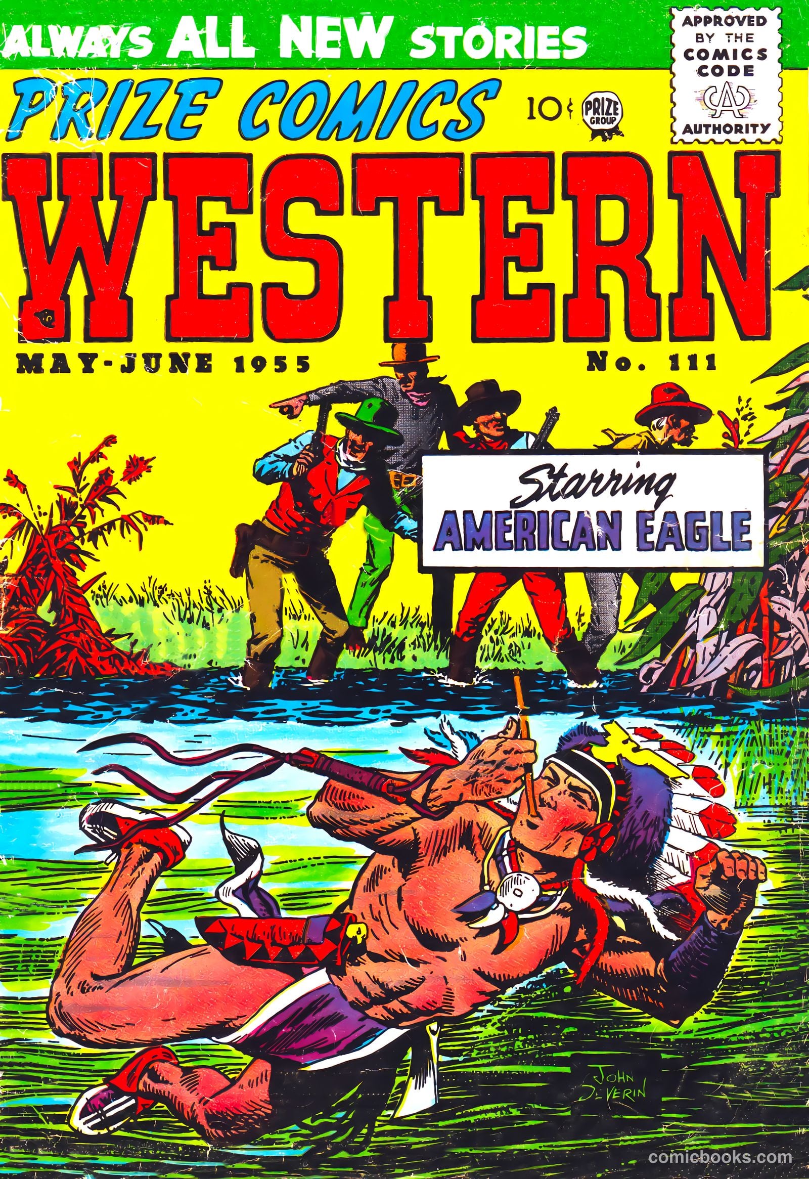 Prize Comics Western #111 — page 2 of 37